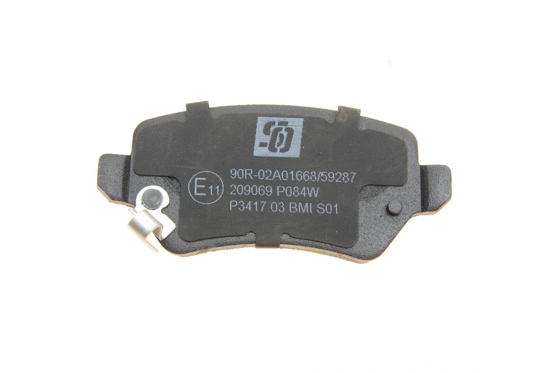 Колодки гальмівні (задні) Opel Combo 01- (з датчиком)