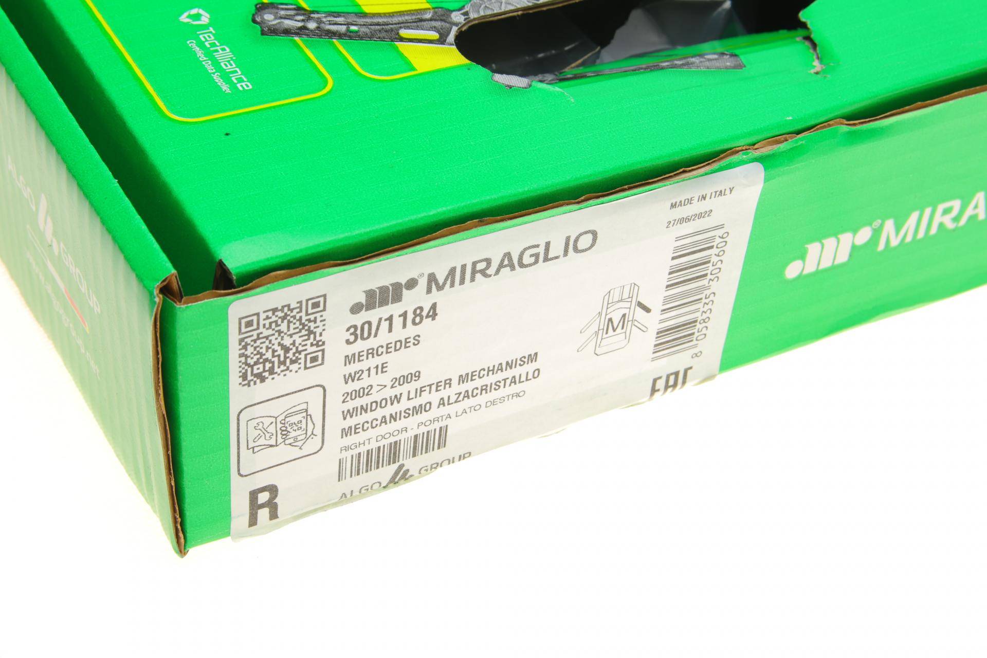 Склопідіймач (передній) MB E-class (W211) 02-08 (R) (електро)(без моторчика)