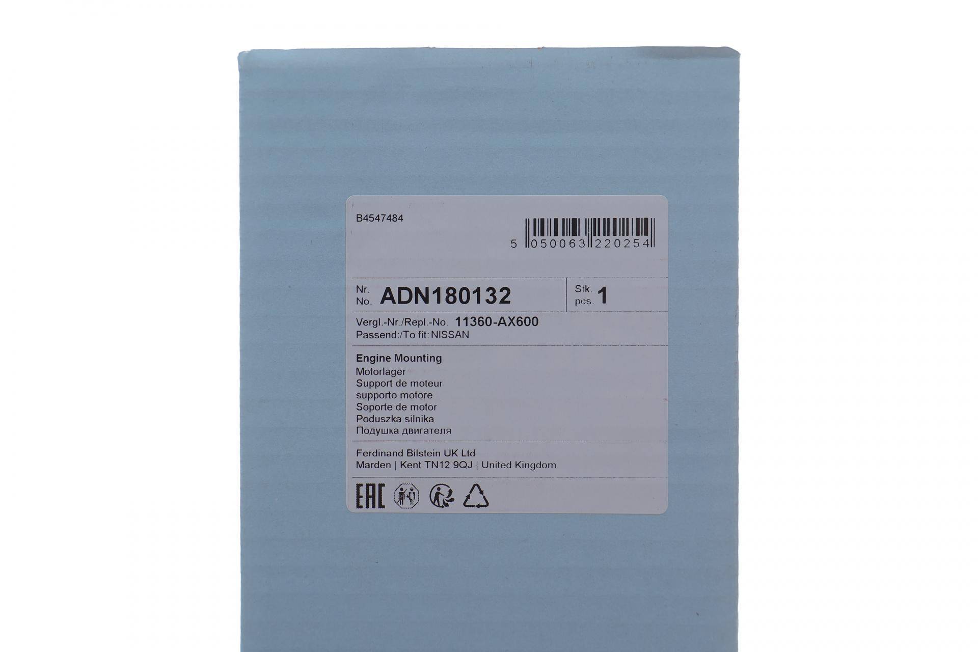 Подушка двигуна (задня) Renault Kangoo 1.5dCi 08-