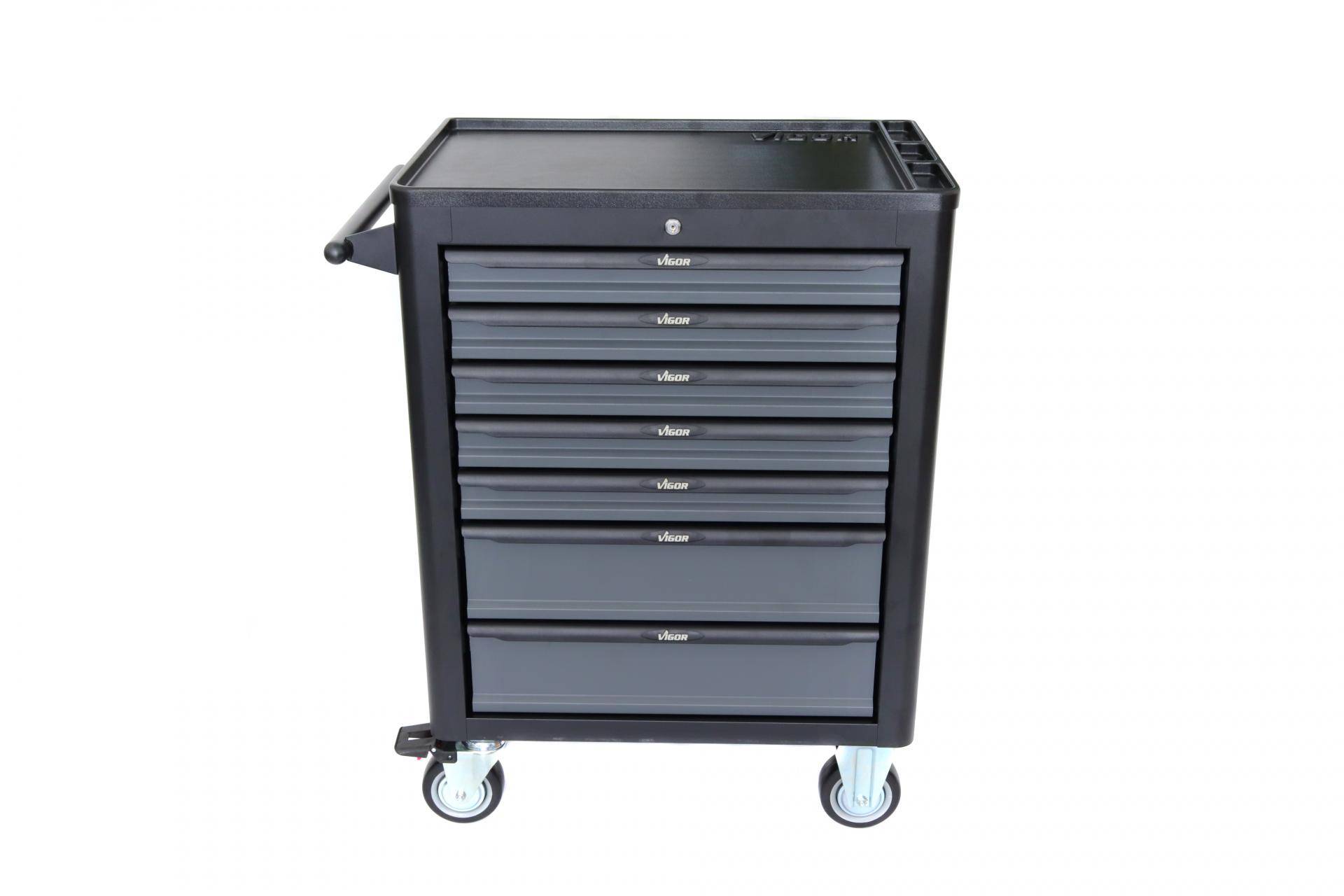 Візок з інструментами 7 секцій 344 од. (сірий) Series L