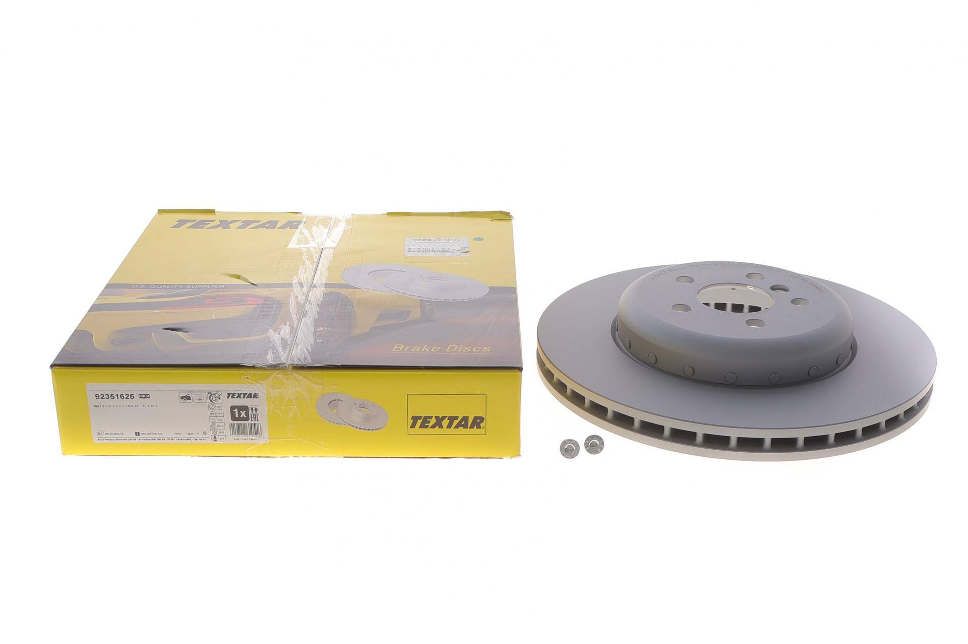 Диск гальмівний (передній) BMW 5 (G30) 530/540i 16- (348х30) (з покриттям) (вент.) PRO+