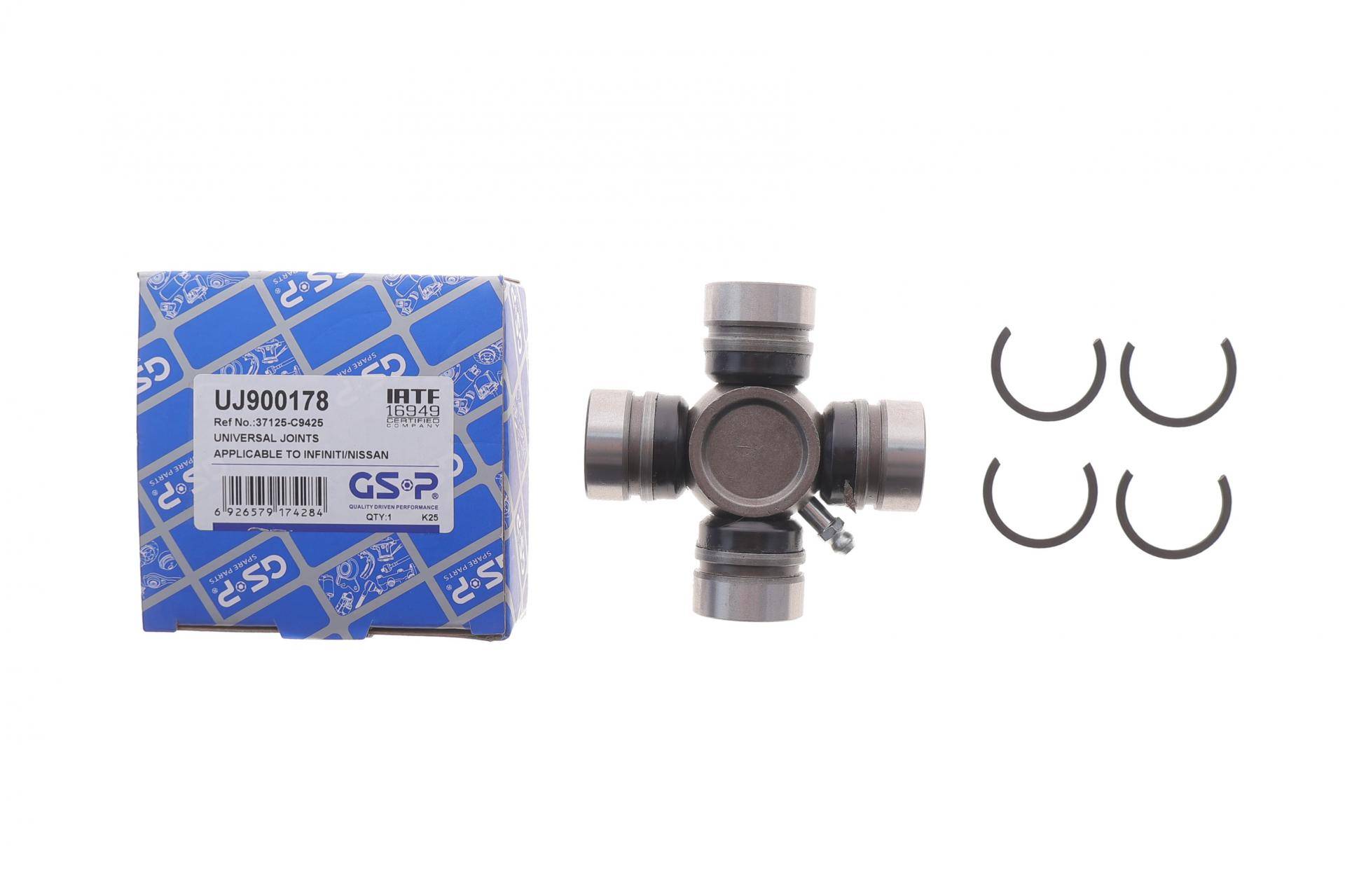 Хрестовина карданчика керма Nissan Navara/Patrol 88- (28.02x80)