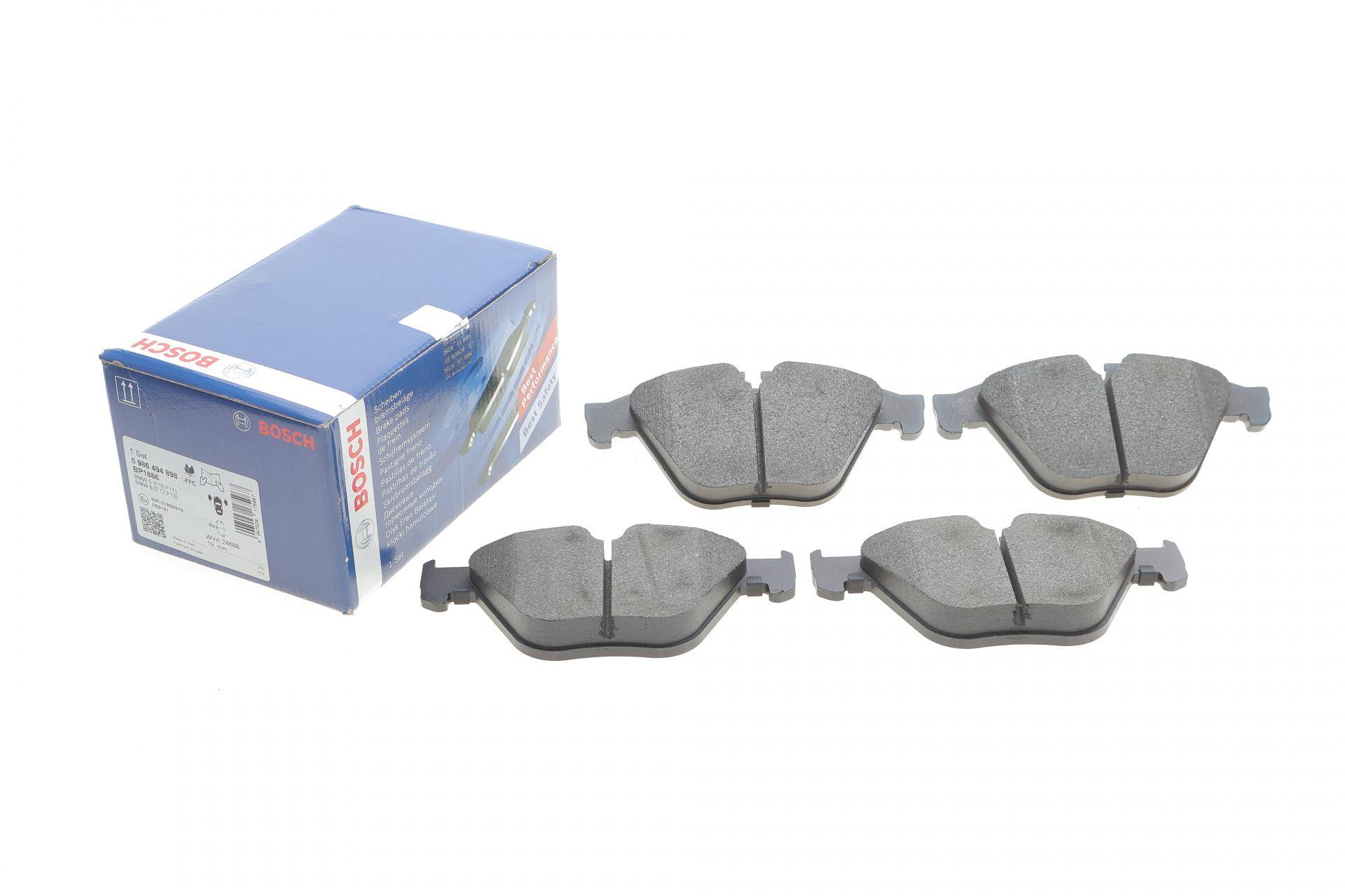 Колодки гальмівні (передні) BMW 5 (F10,F11)/6 (F06,F12,F13) 09-