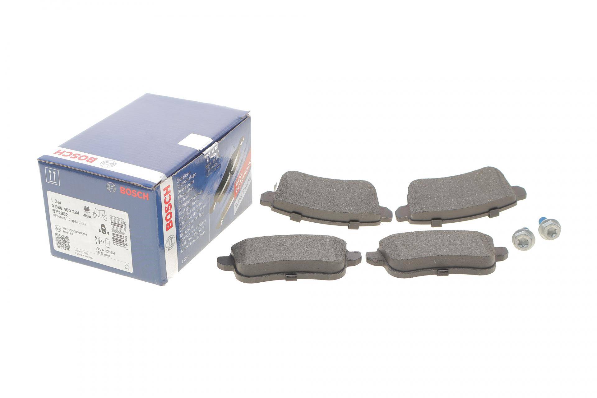 Колодки гальмівні (задні) Renault Fluence/Megane/Scenic 08-