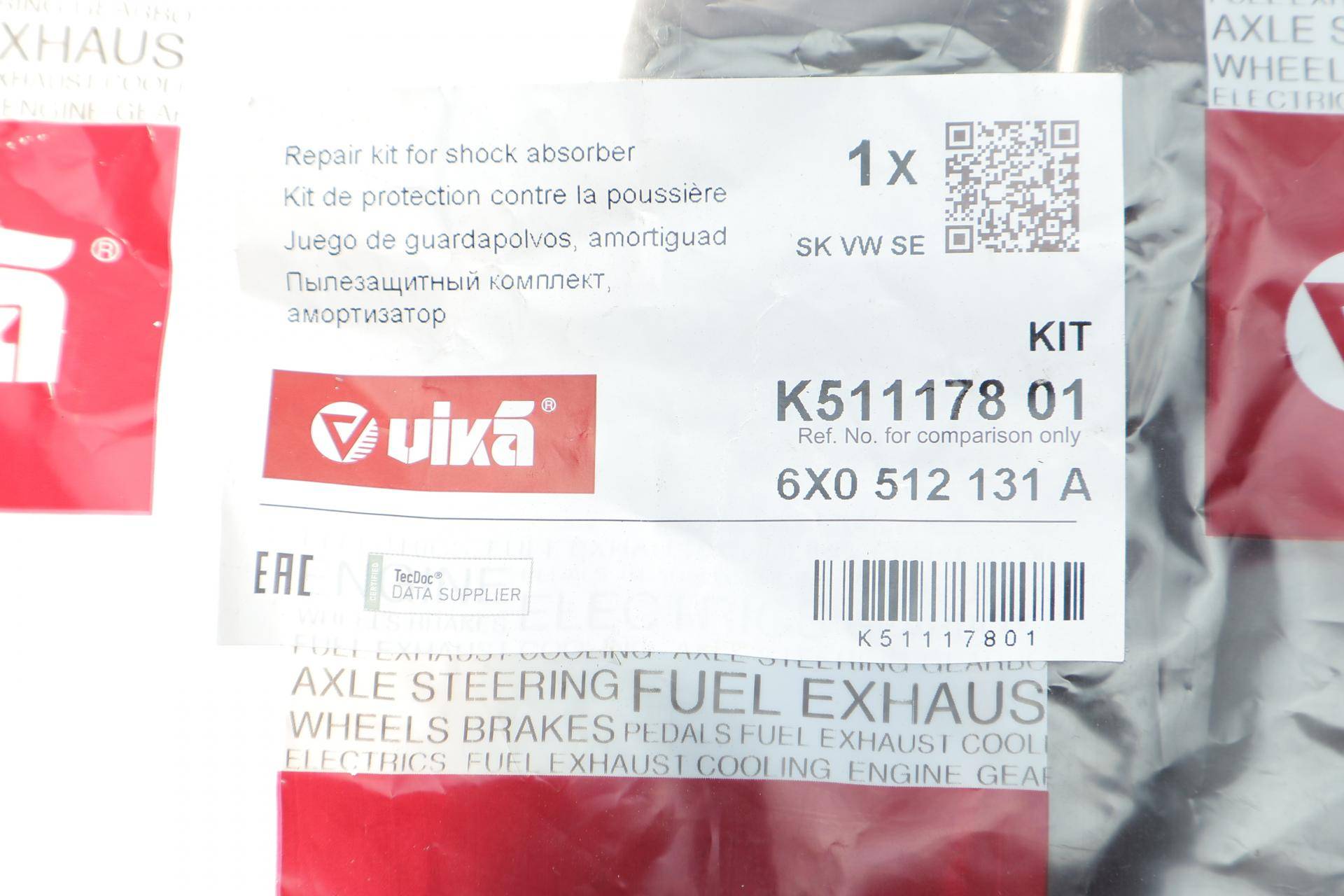 Пильник + відбійник амортизатора (заднього) VW Golf IV -06 (к-кт 2шт)