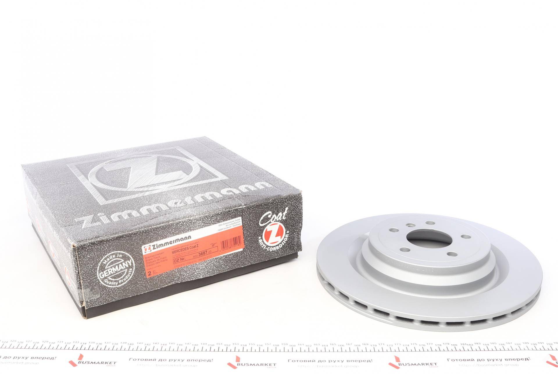 Диск гальмівний (задній) MB M-class (W166) 11-15/GLE (W166) 15-19 (330x22) (з покриттям) (вентил.)