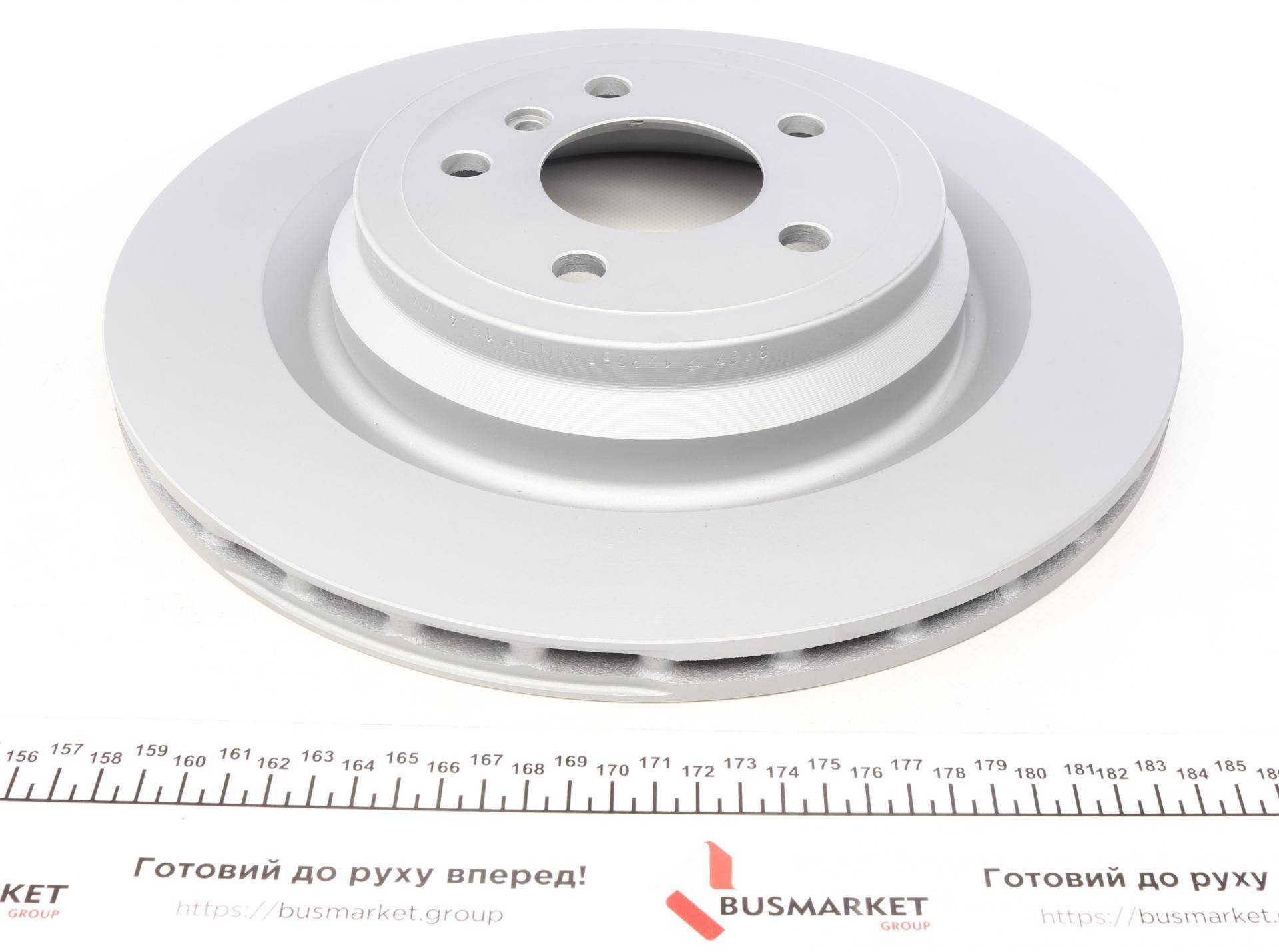 Диск гальмівний (задній) MB M-class (W166) 11-15/GLE (W166) 15-19 (330x22) (з покриттям) (вентил.)