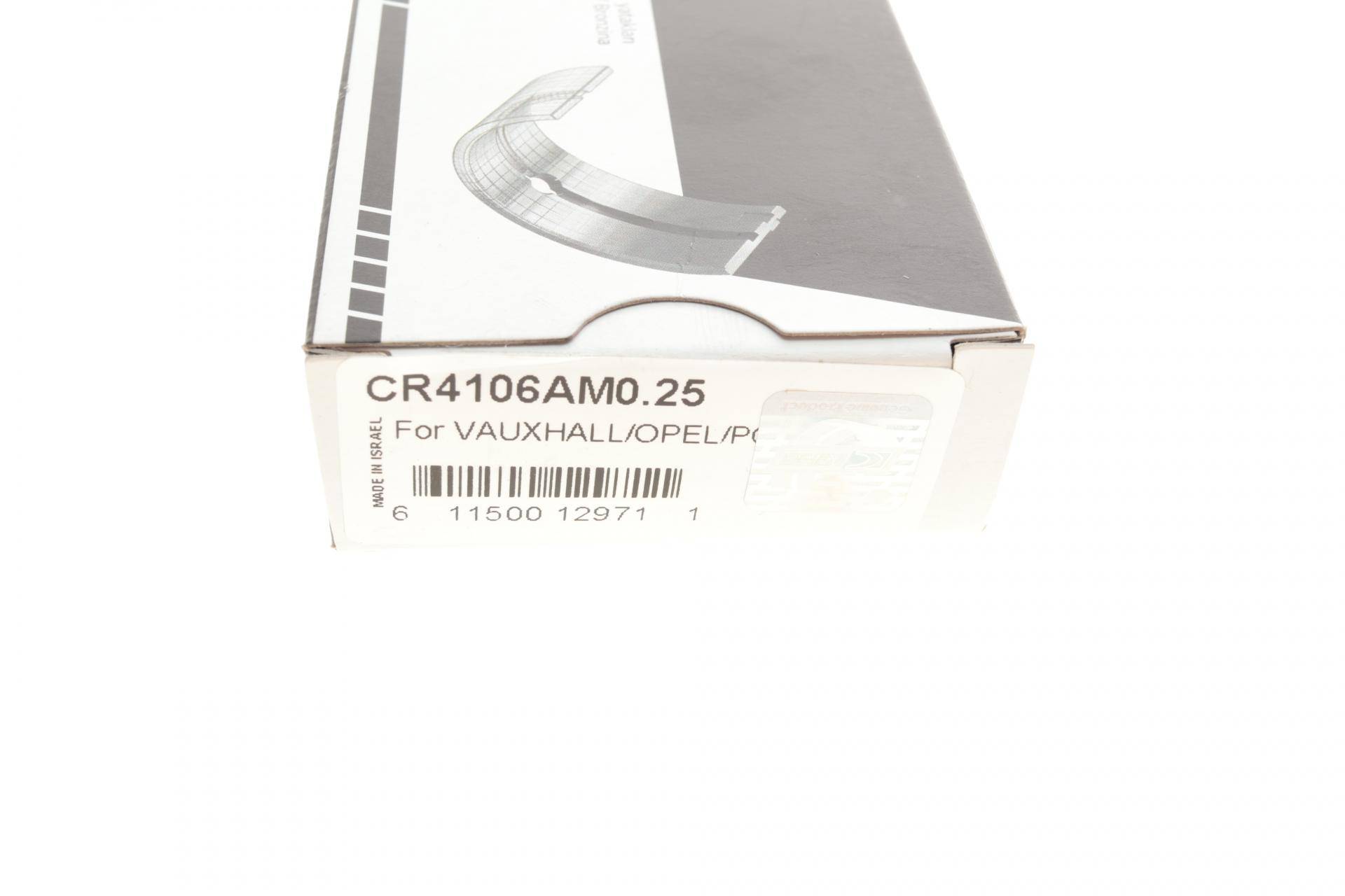 Вкладиші шатунні Opel Ascona C/Kadett D/E 1.6/1.6D/1.8 79-91 (+0.25)