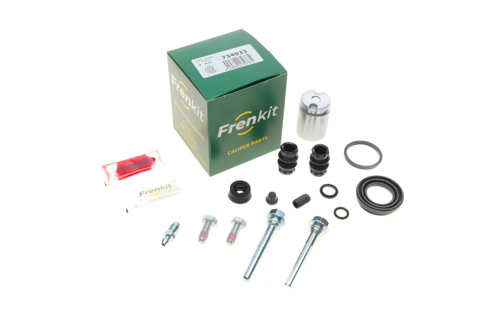 Ремкомплект супорта (заднього) Renault Megane 01- (d=34mm) (Lucas/TRW) (+поршень/направляюча)