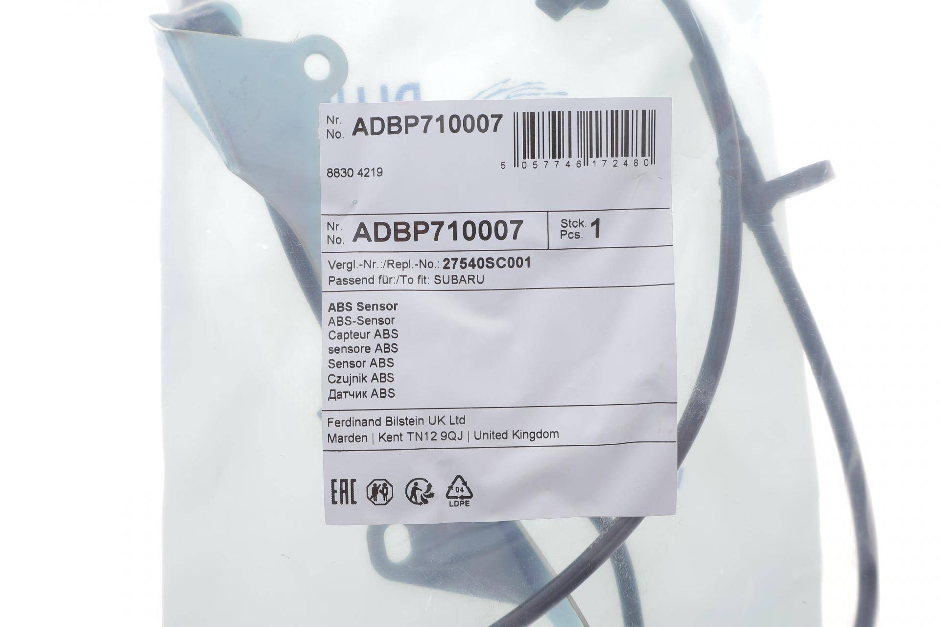 Датчик ABS (задній) Subaru Forester 08- (R)