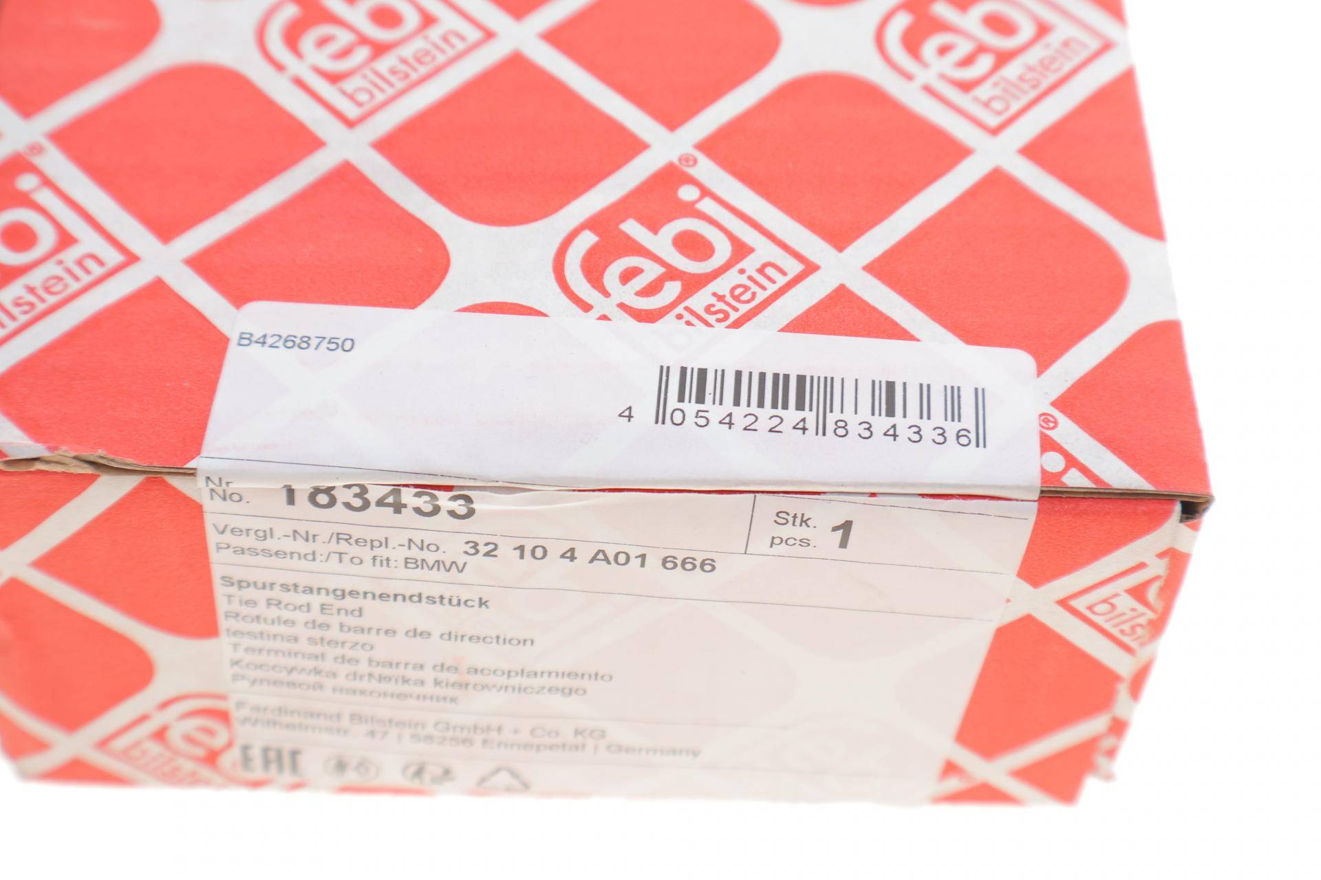 Накінечник тяги керма (L) BMW 3 (G20/G80/G28)/X3 (G01/F97)/X4 (G02/F98) 17- B47/B48/B57/B58