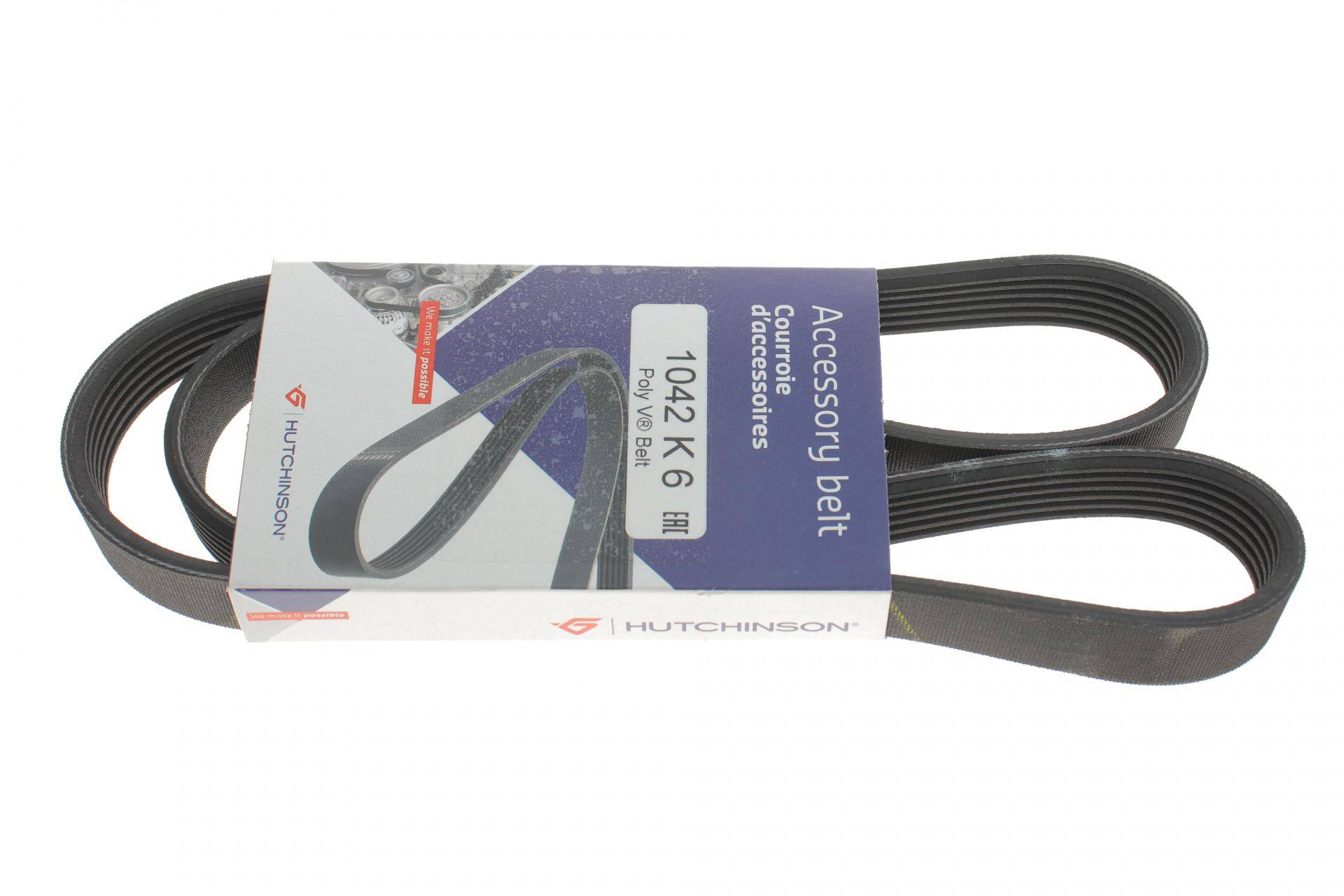 Ремінь генератора VW Caddy/Golf/Passat/T4 1.9 D/TD 96- (6PK1042)