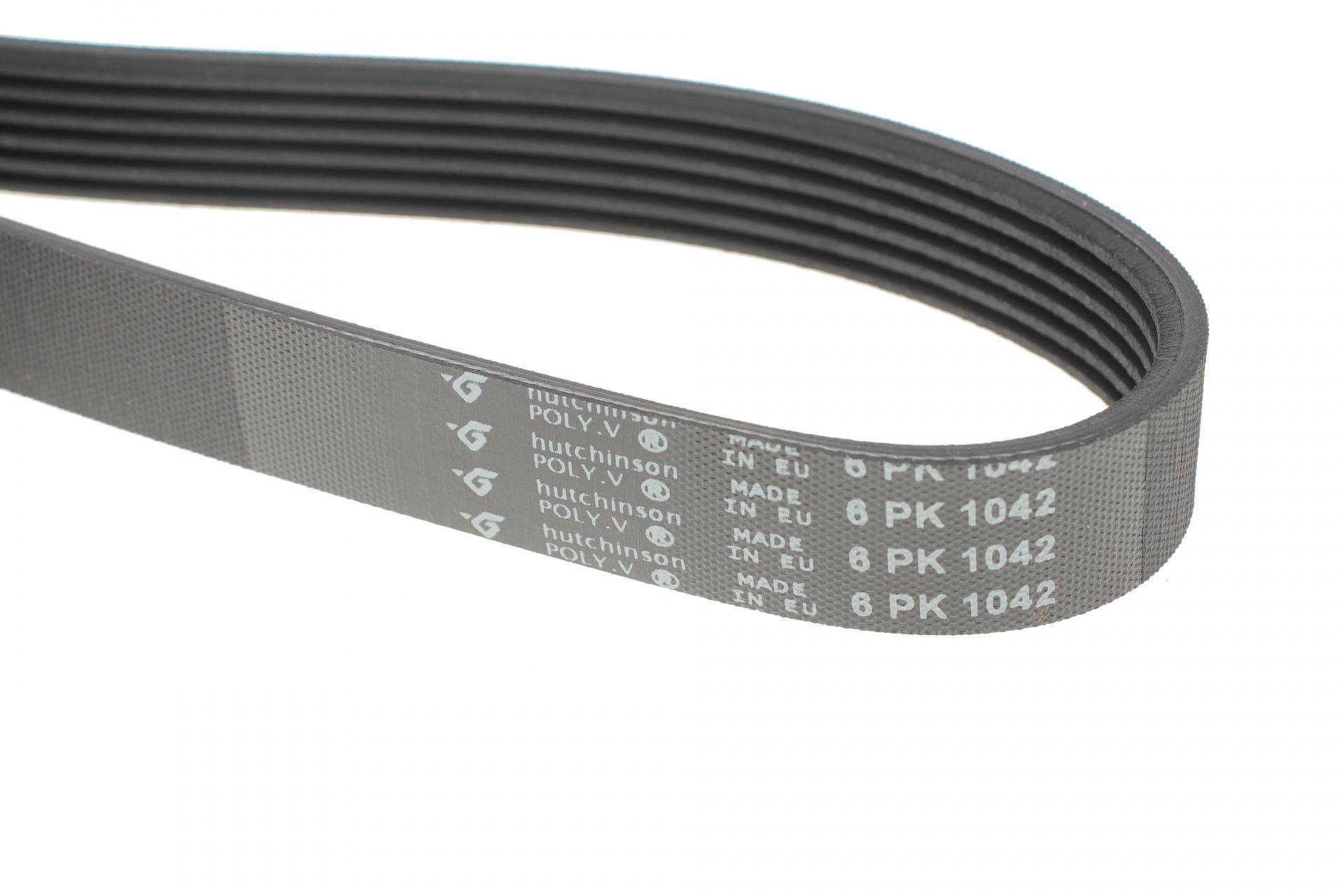 Ремінь генератора VW Caddy/Golf/Passat/T4 1.9 D/TD 96- (6PK1042)