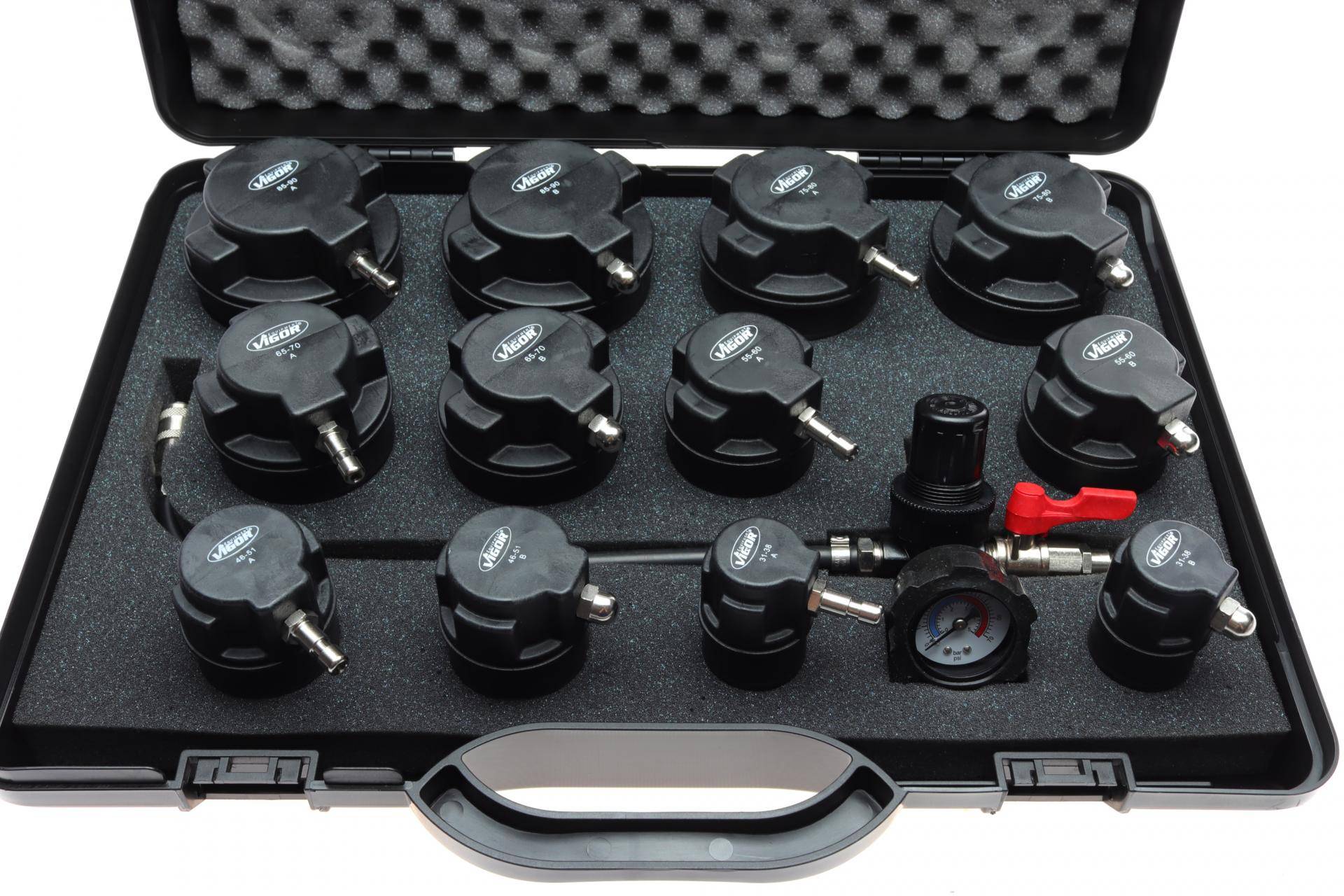 Набір інструментів для діагностики герметичності системи турбонаддува (к-кт 13шт)