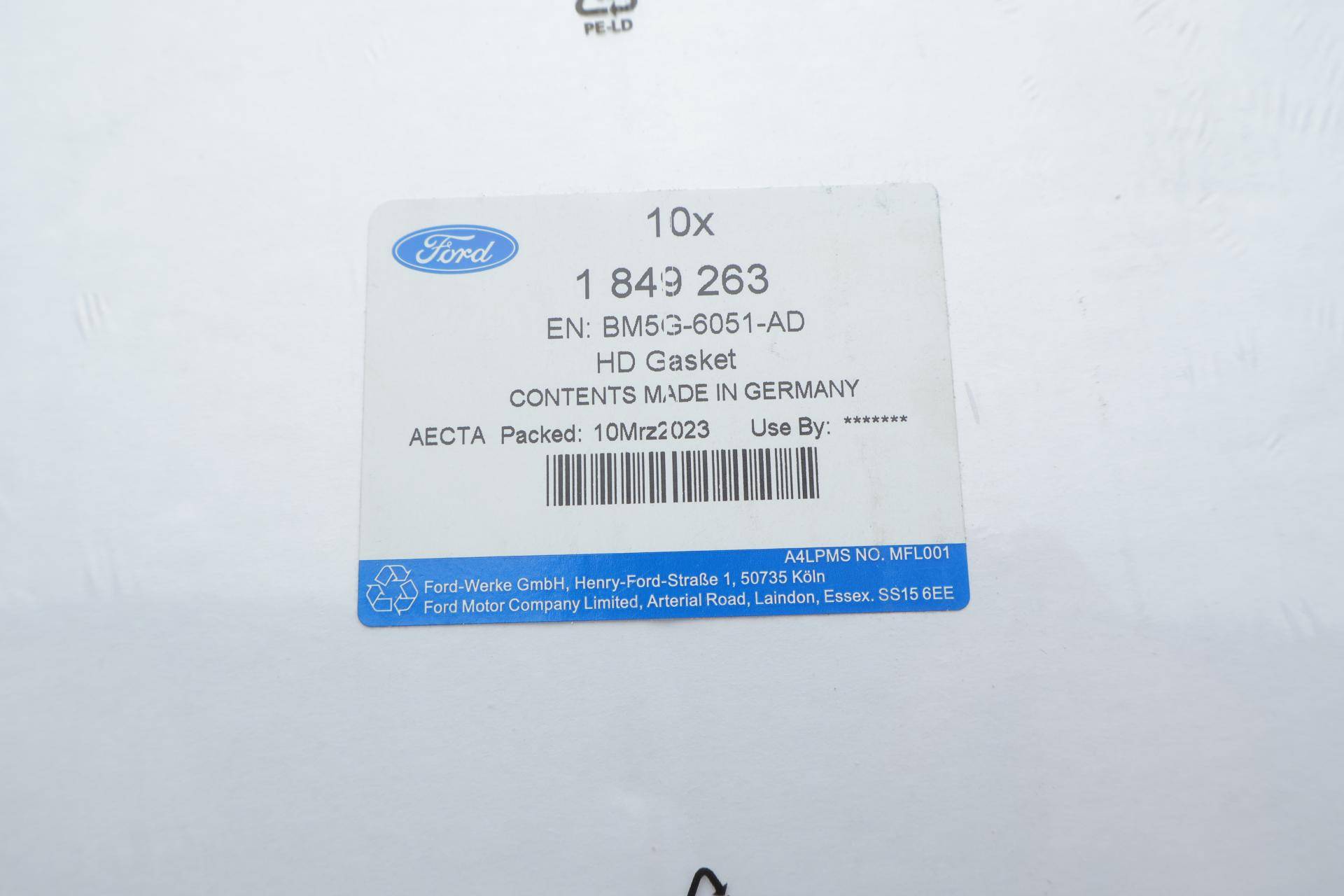 Прокладка ГБЦ Ford Transit Connect 1.6 EcoBoost 13-