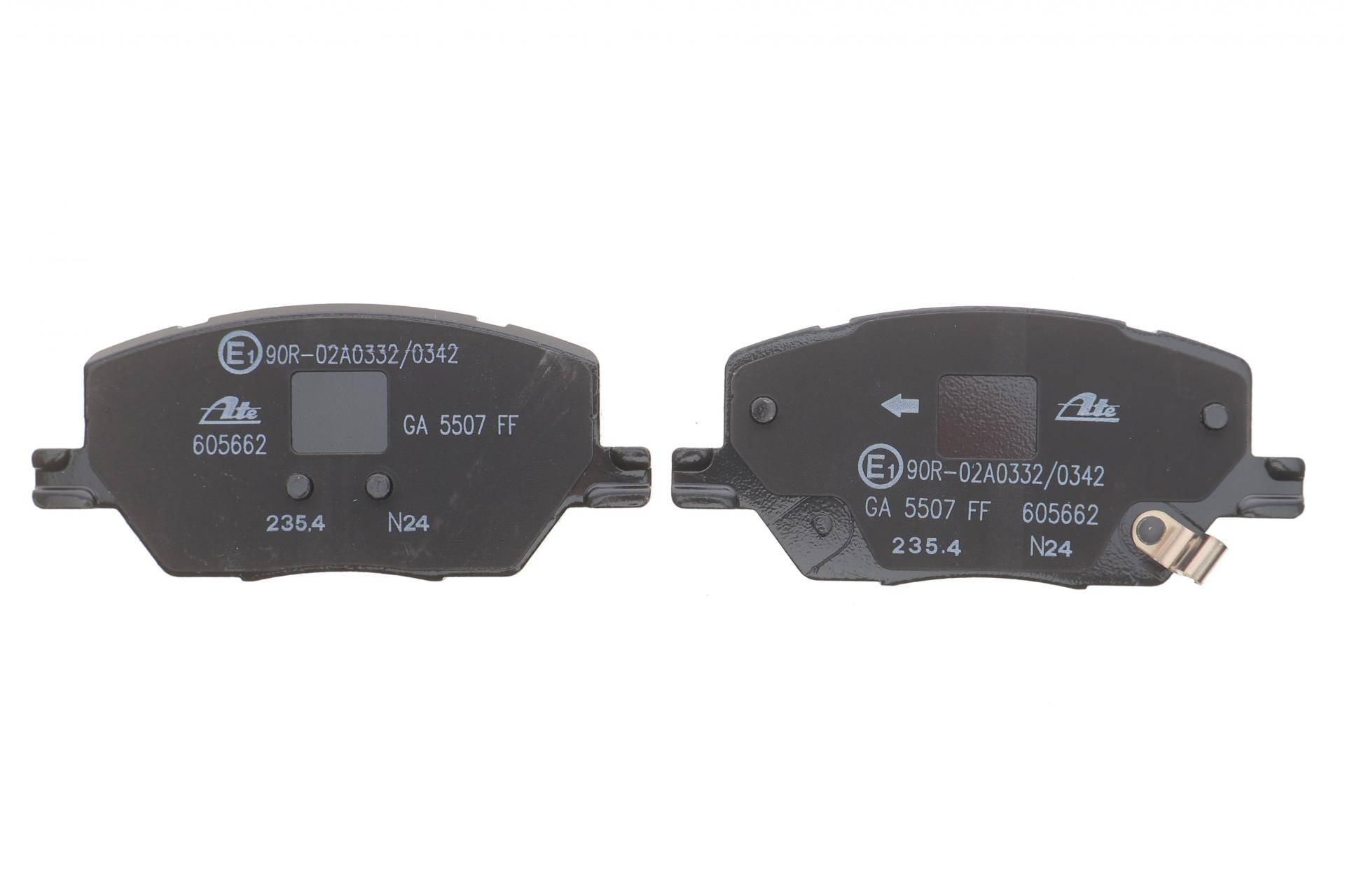 Колодки гальмівні (передні) Fiat 500X 1.4-1.6/1.6-2.0D 14-/ Jeep Renegade1.4-1.6/2.0CRD 14-