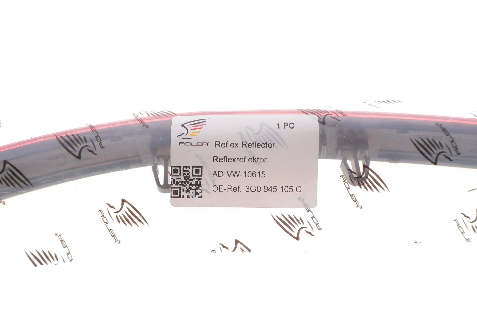 Світловідбивач бампера (заднього) VW Passat 14-24 (L)