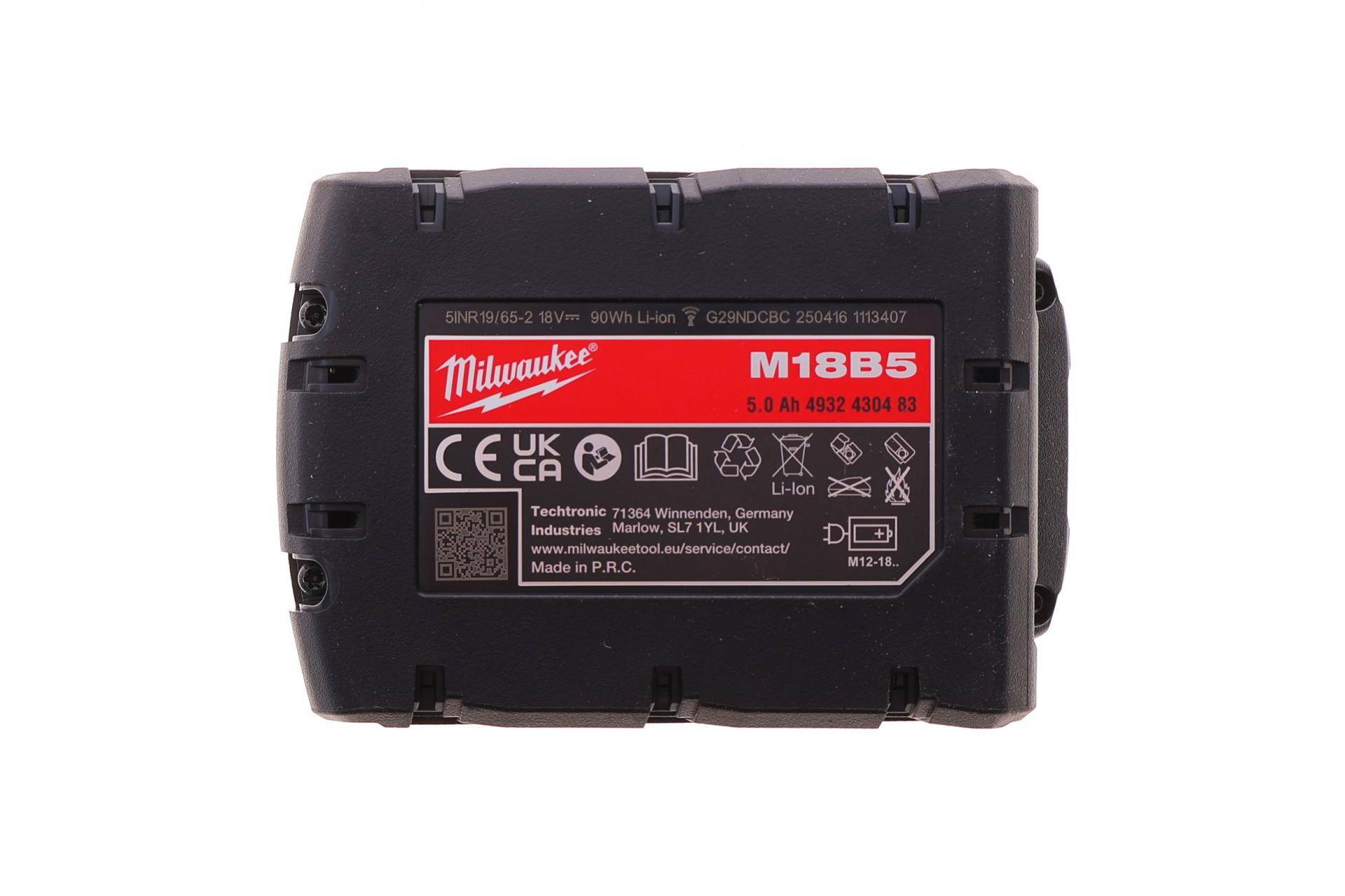 Акумулятор для електроінструменту M18 B5 Li-Ion 5Ah/18V