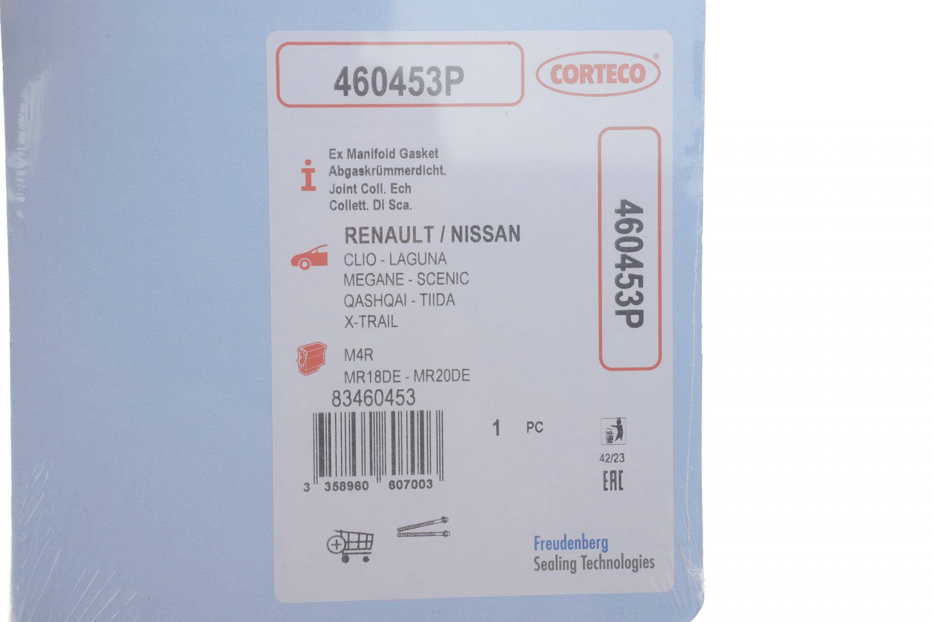 Прокладка колектора випускного Renault Megane 2.0 CVT 09-