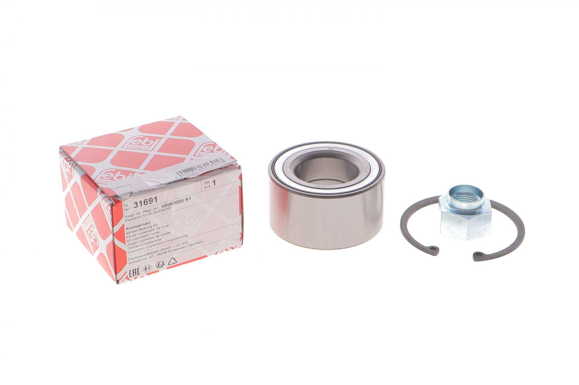 (к-кт) Підшипник маточини (передньої) Daewoo Nubira 03- (39x74x39)