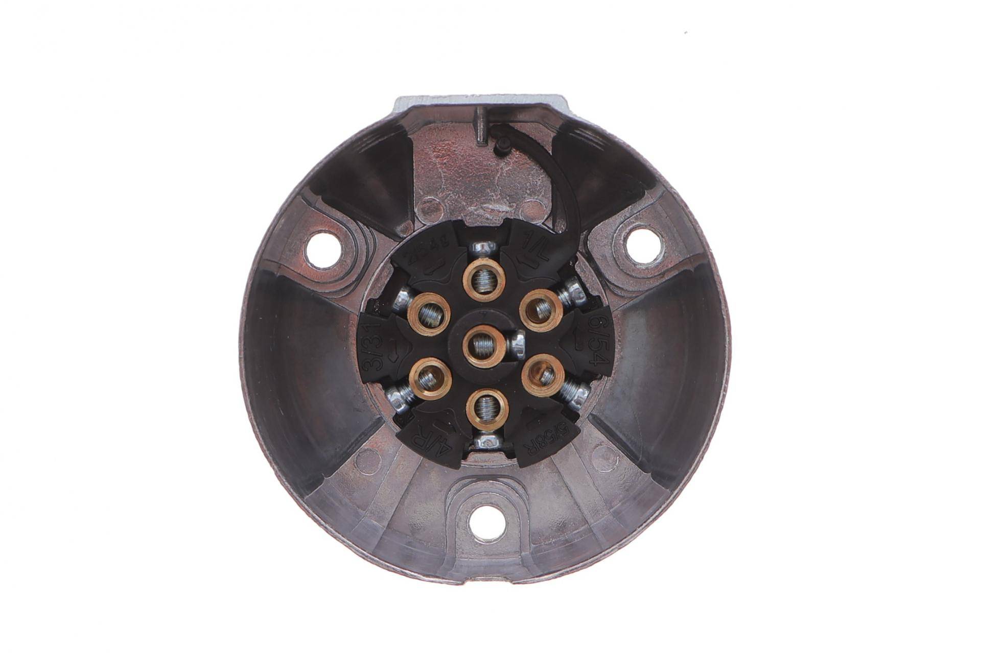 Гніздо електричне петлі буксирувальної універсальне (7 контактів)