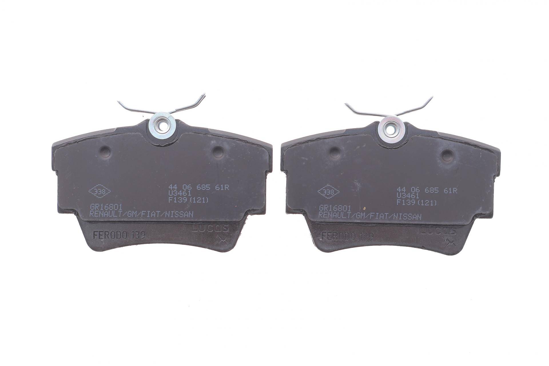 Колодки гальмівні (задні) Renault Trafic II/III/Opel Vivaro 1.9dCi/2.5CDTI 01-