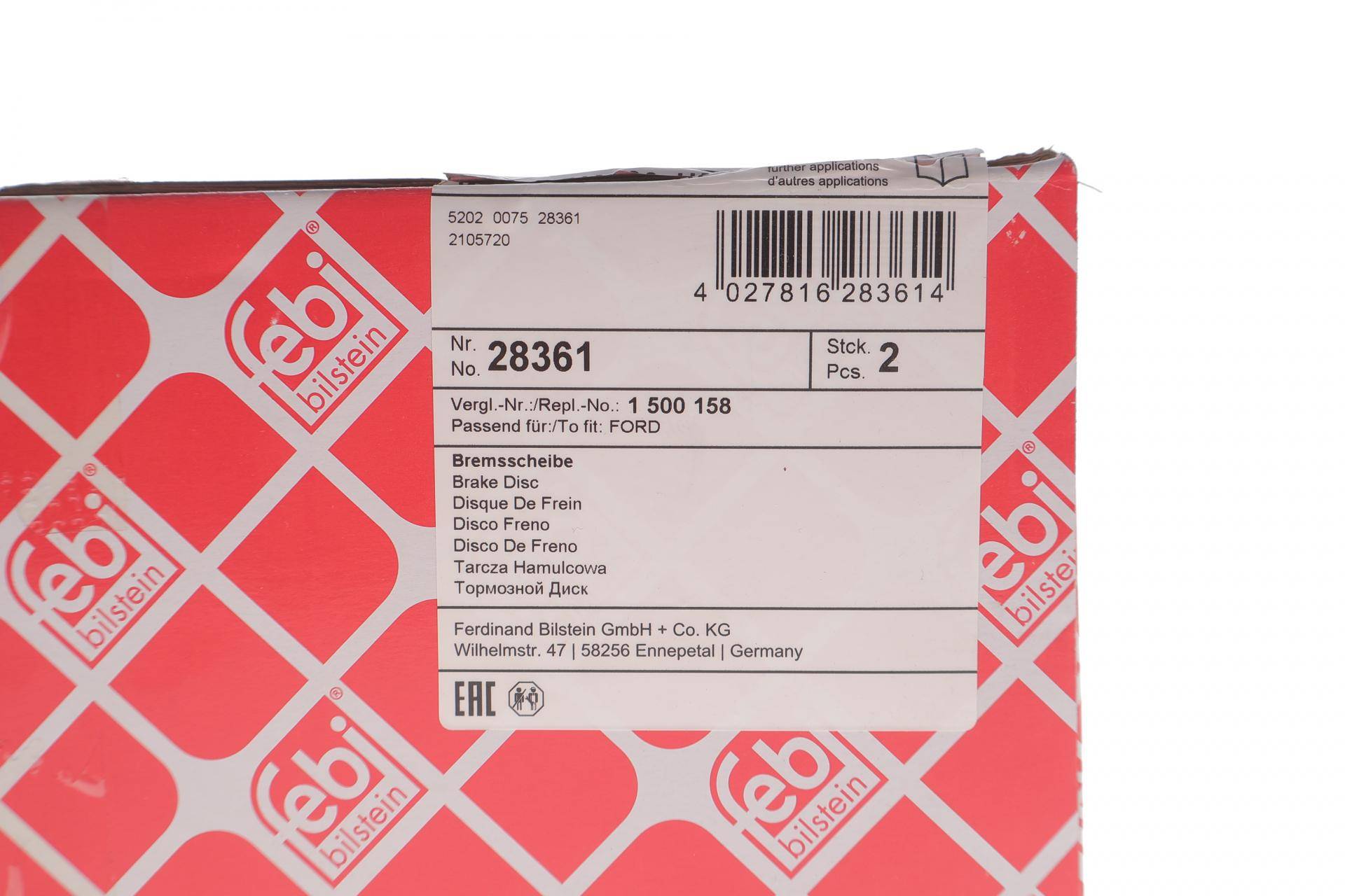 Диск гальмівний (передній) Ford Mondeo/Galaxy 07-15/Range Rover/Volvo S60 11-(300x28) (з покр.) (вент.)