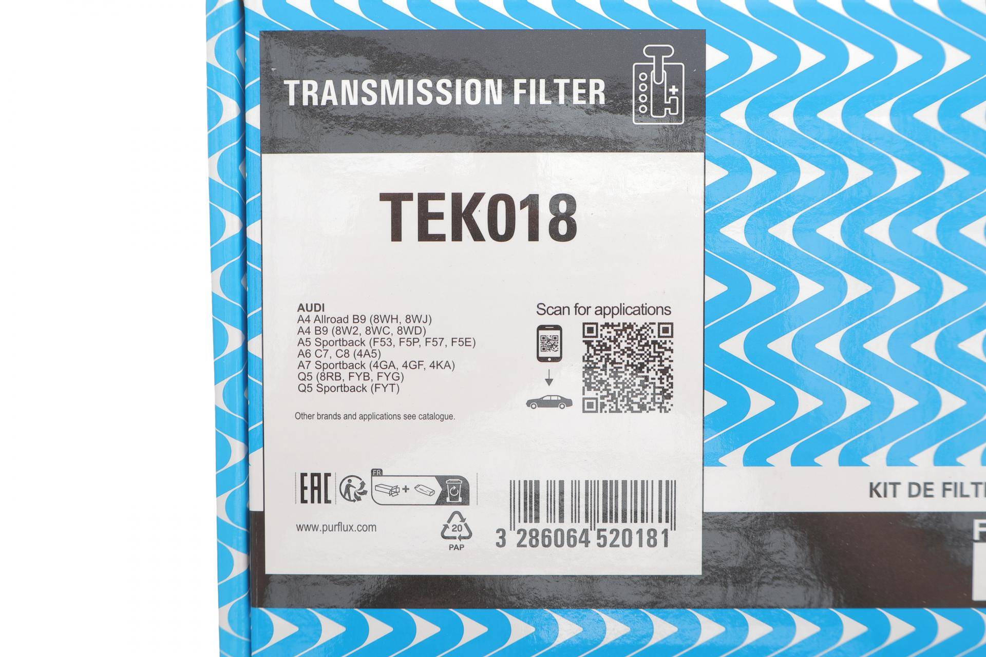 Фільтр АКПП Audi A4 16-/A6 10-18 (0CK/0CL/0CJ/DL382/0DK)