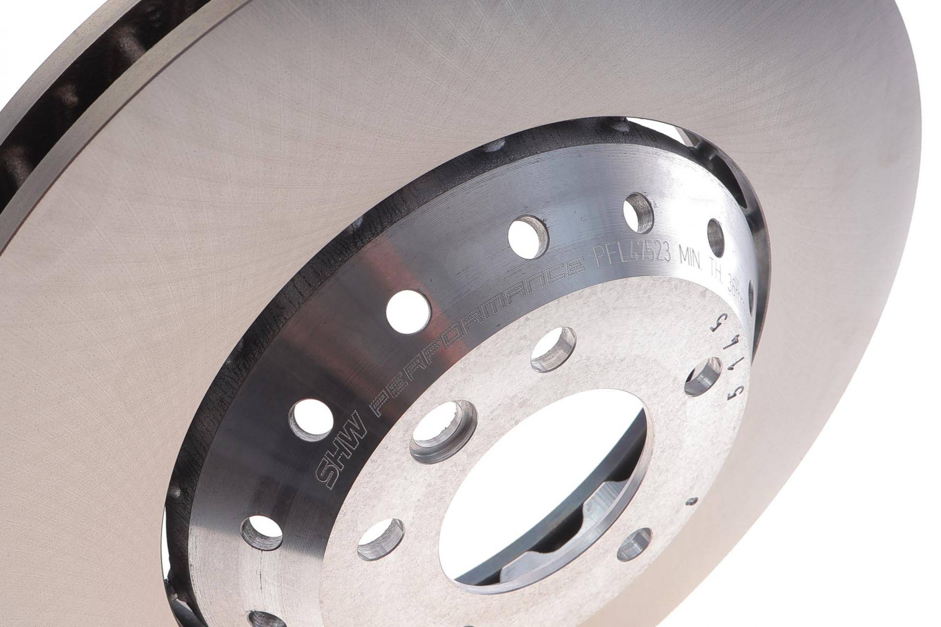 Диск гальмівний (передній) Porsche Cayenne 10-18 (390x38) (L) (з покриттям) (з отворами) (вент)