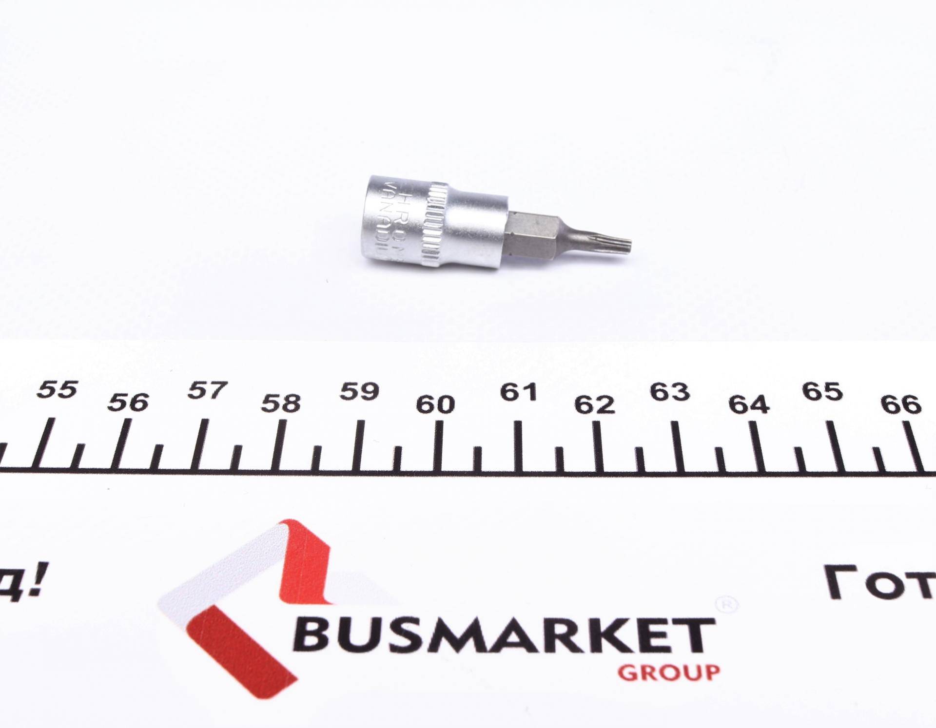 Головка 1/4" зі вставкою T10