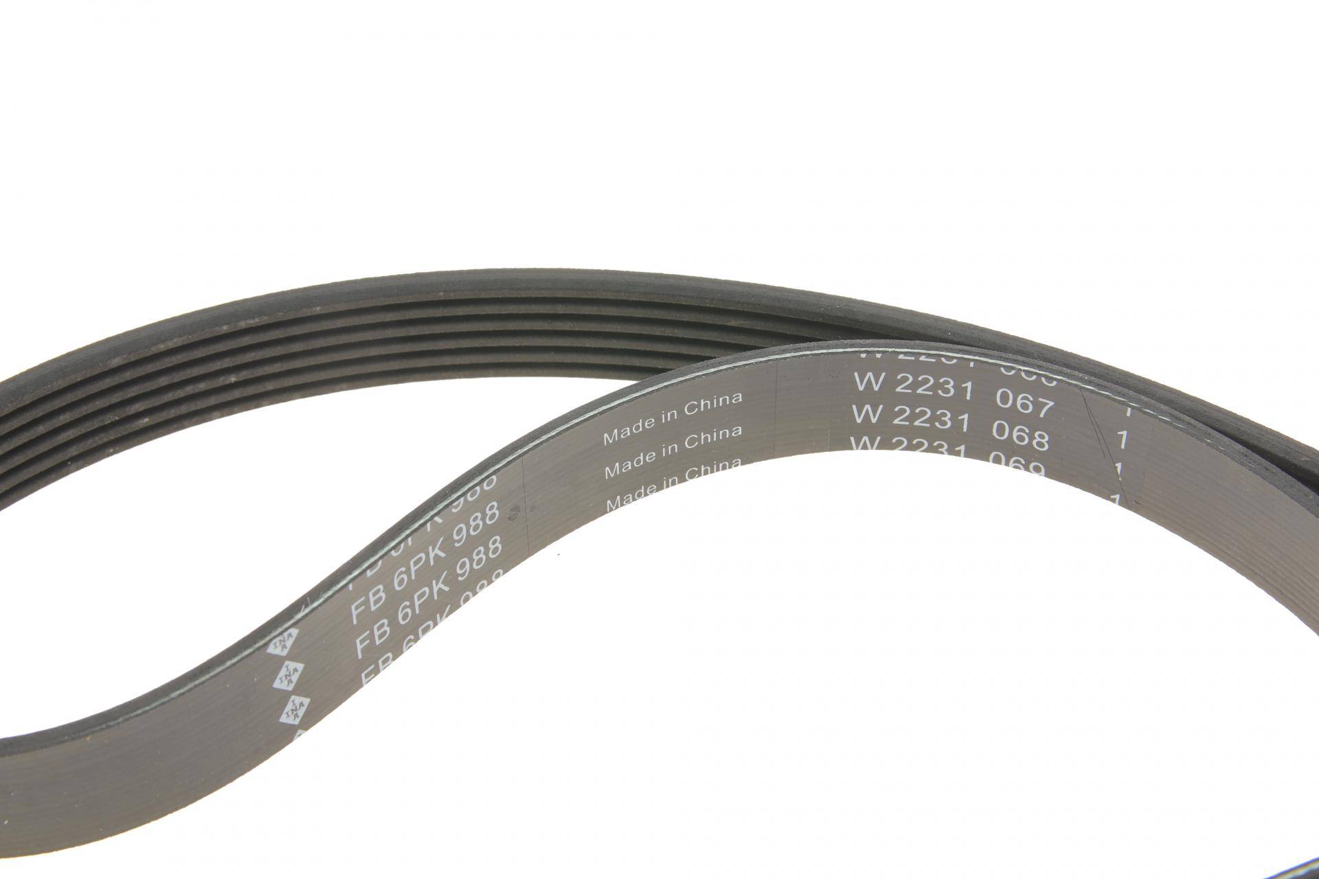 Комплект ременя генератора Ford Transit Custom V362 1.0H 20- (6PK988)