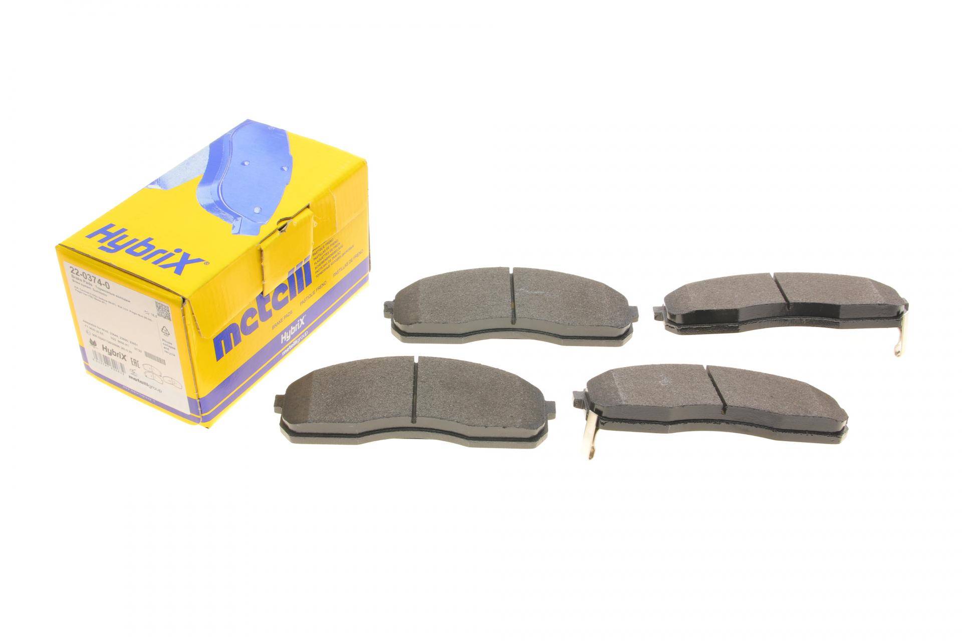 Колодки гальмівні (передні) Kia Carnival -06/K2500/Pregio 2.5-2.9 97-