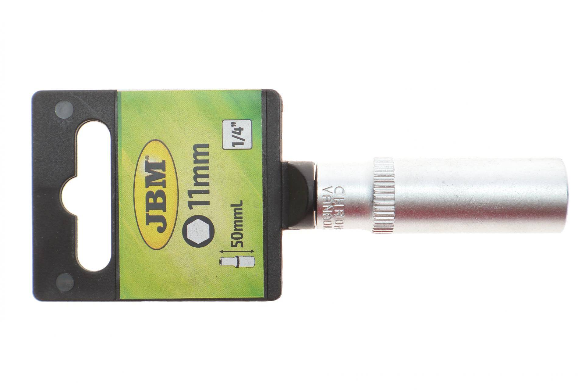 Головка торцева 1/4" 11 мм Long 50 мм