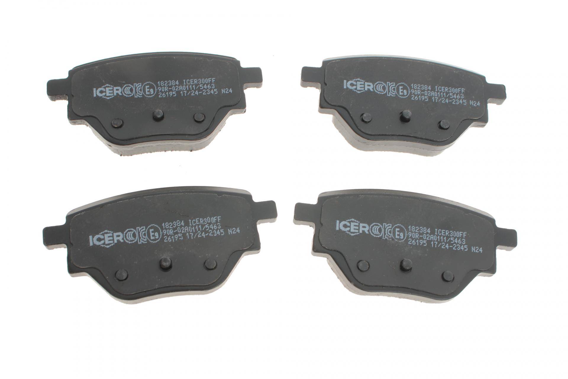 Колодки гальмівні (задні) Citroen C4 Cactus 14-/C-Elysee/Peugeot 301 12-/2008/Opel Corsa F 19-