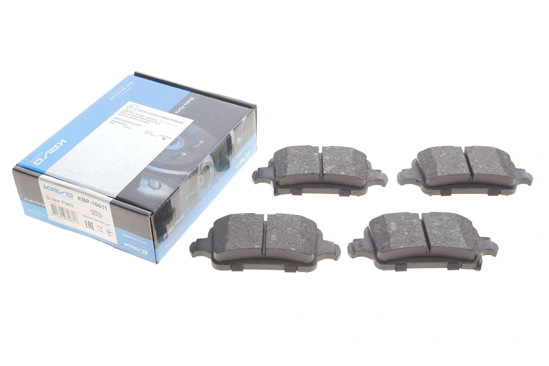 Колодки гальмівні (задні) Chevrolet Cruze 15-/Bolt 16-/Opel Astra K 15-