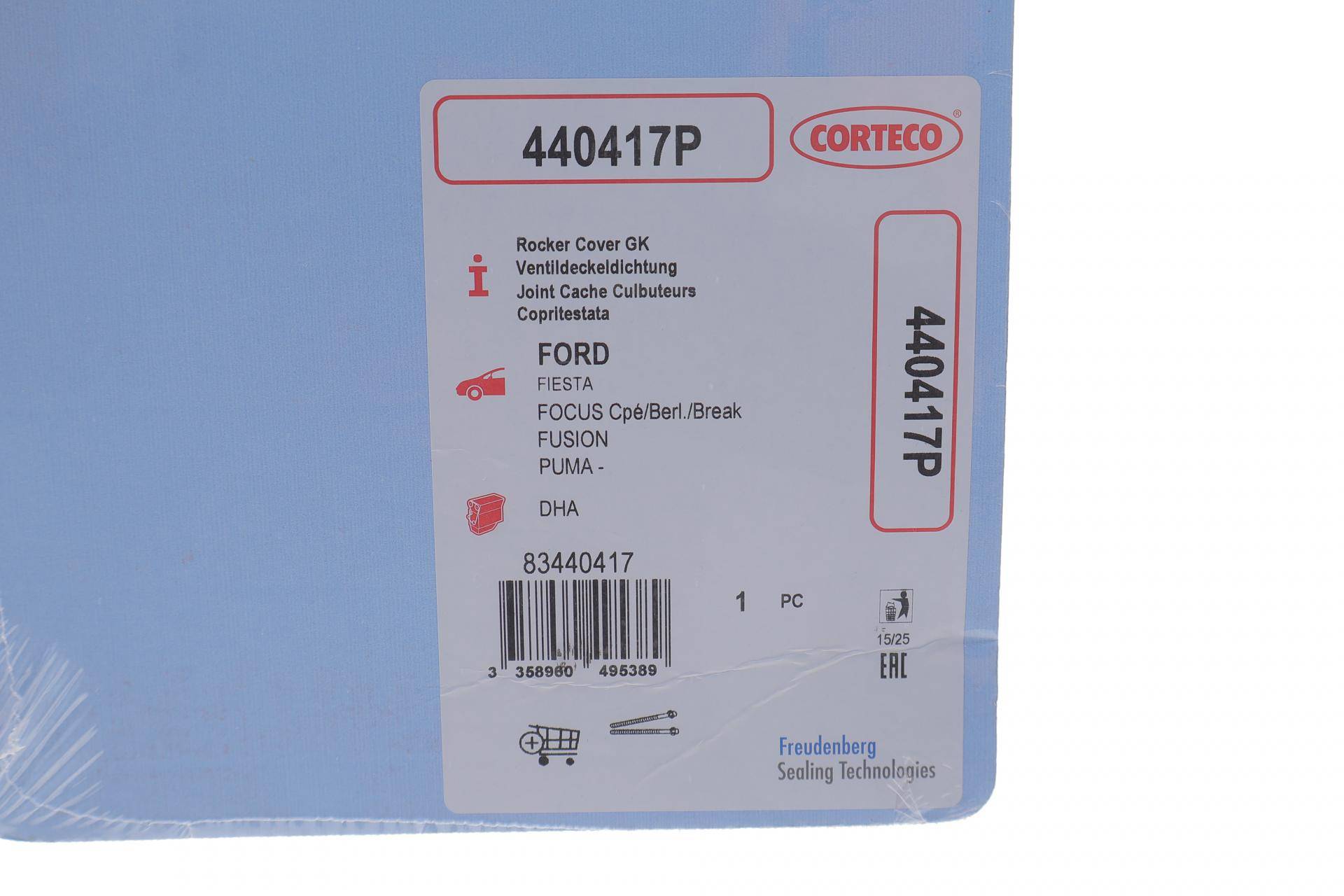 Прокладка кришки клапанів Ford Fiesta/Focus 1.4/1.6 16V 99-