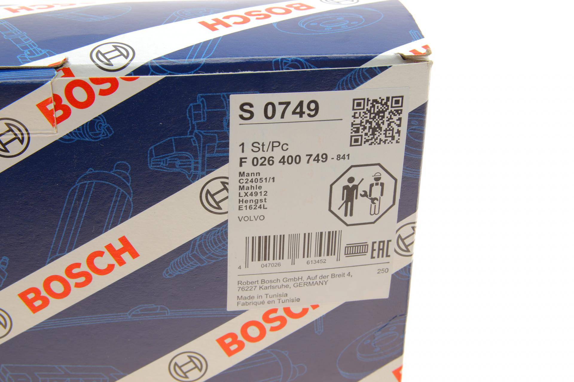 Фільтр повітряний Volvo XC40 2.0 17-