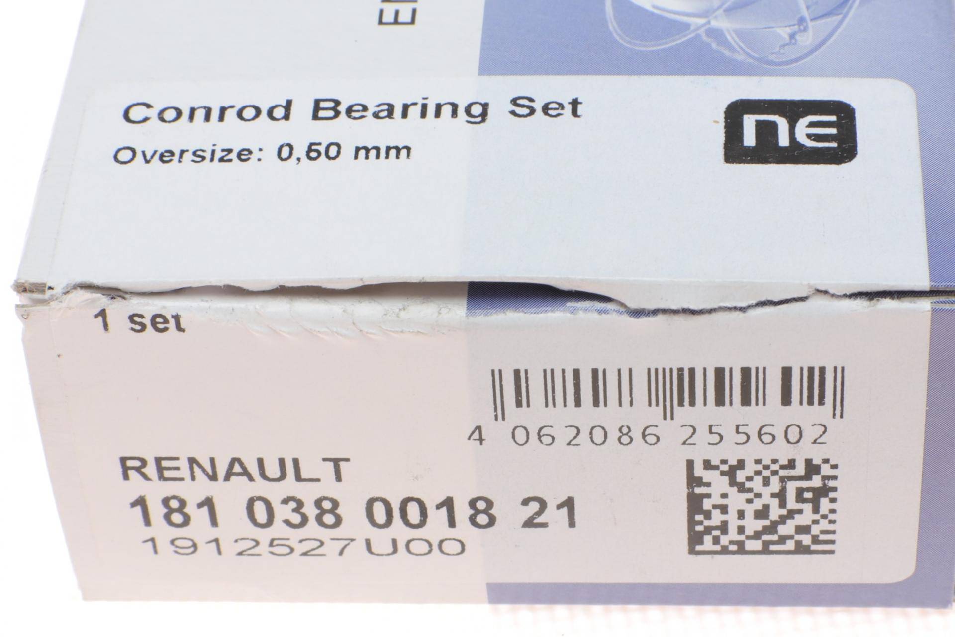 Вкладиші шатунні Renault Master 2.3dCi 10- (+0.50) = 6138655000