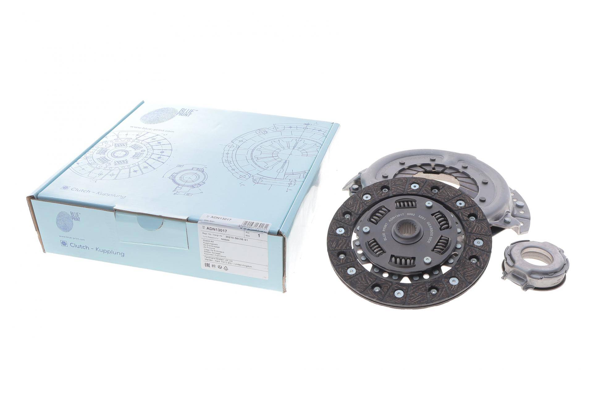 Комплект зчеплення Nissan Almera 1.4 95- (d=180mm) (+вижимний)