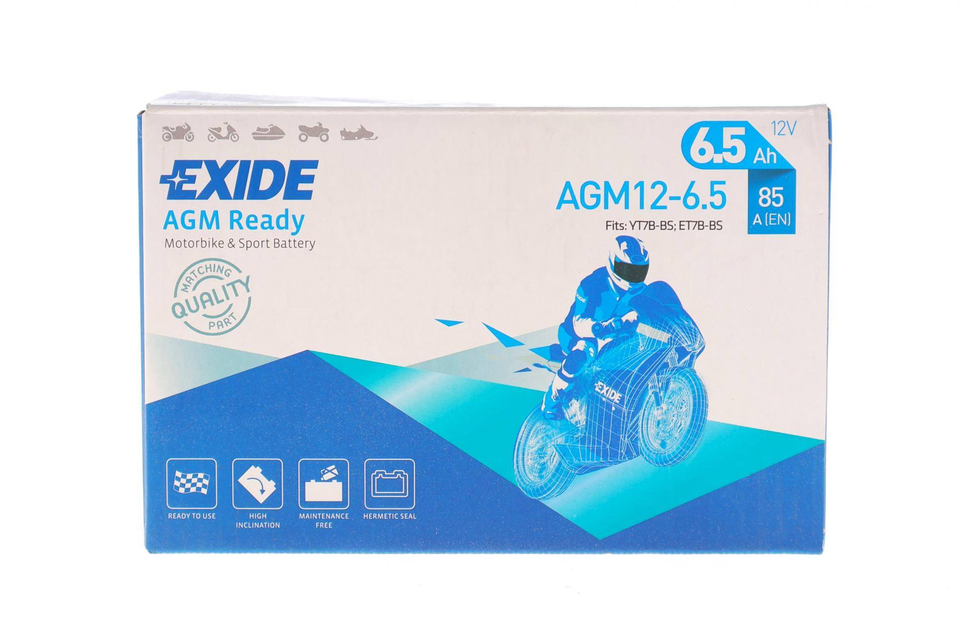Акумуляторна батарея 7Ah/85A (150x65x95/+L/B00) (AGM Ready) (мото)