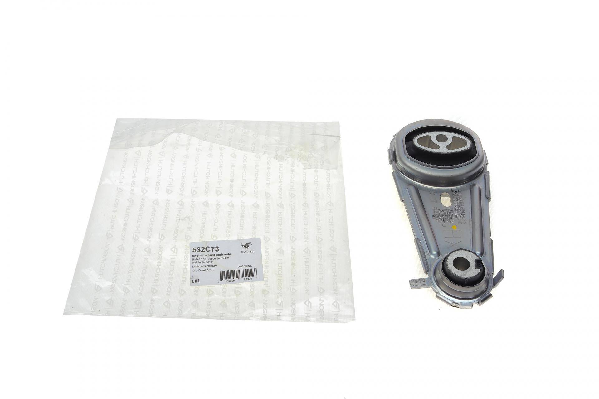 Подушка двигуна (нижня) Renault Megane III 1.2 TCe 10- (косточка)