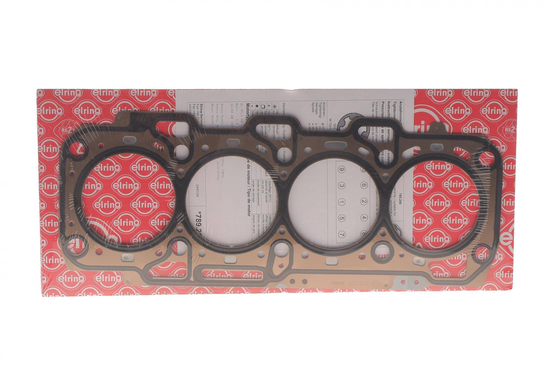 Прокладка ГБЦ Opel Combo/Fiat Doblo 1.6D 08- (1.02mm)