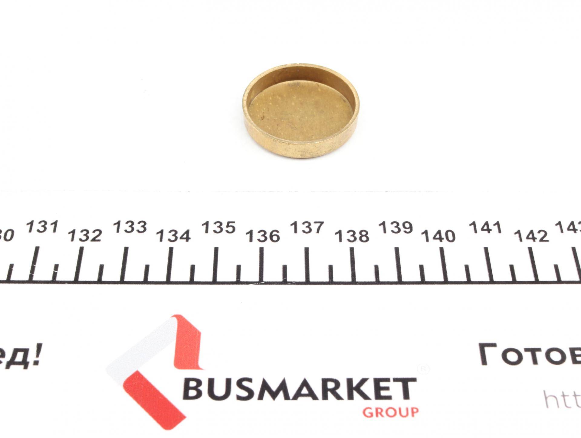 Заглушка блоку циліндрів (d=28,6mm) Латунь/Brass