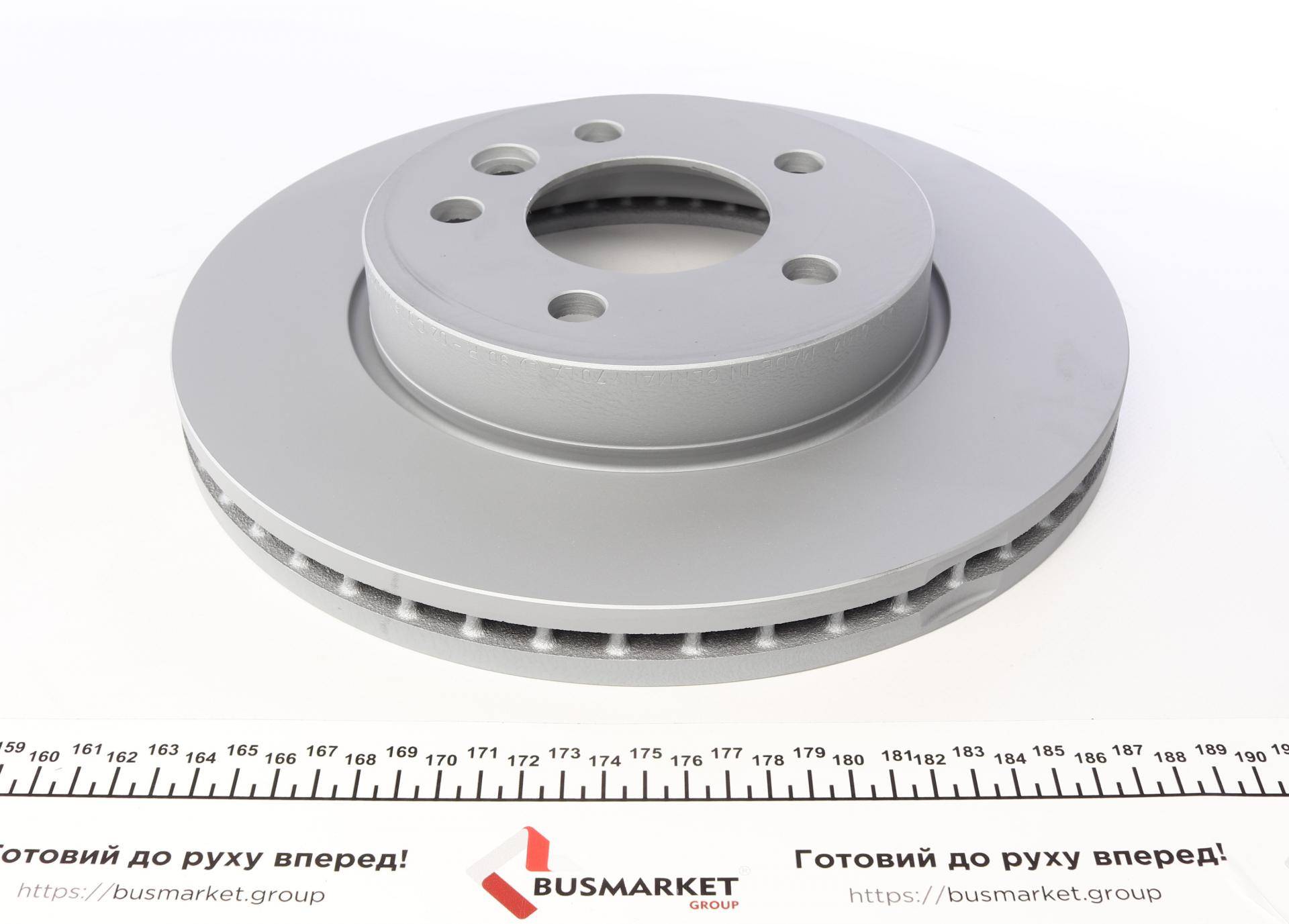 Диск гальмівний (передній) VW Amarok 10- (303x28) (з покриттям) (вентильований)