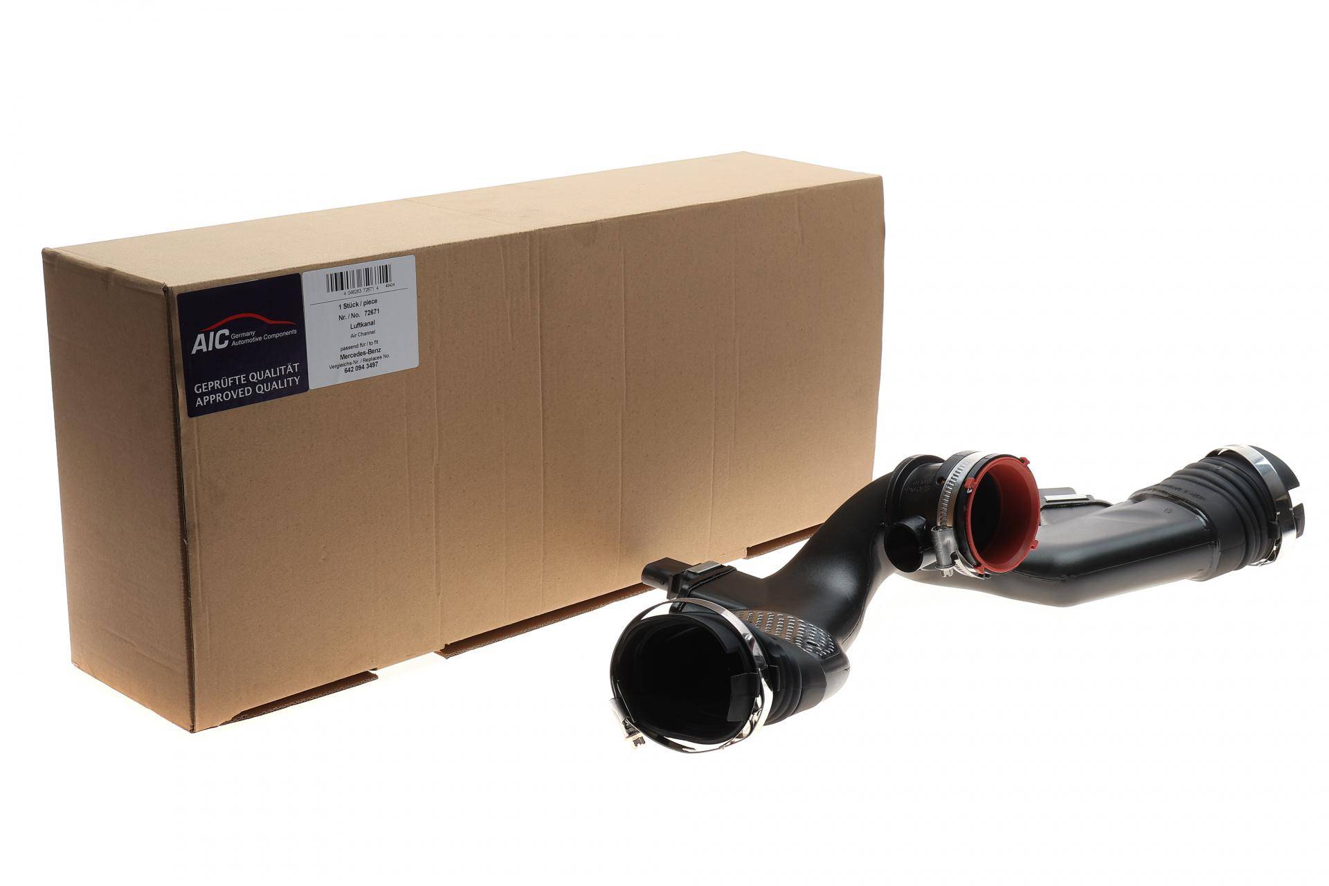 Патрубок фільтра повітряного MB C-class (W203/W204)/E-class (W211/W212) 3.0 (OM642) 00-16