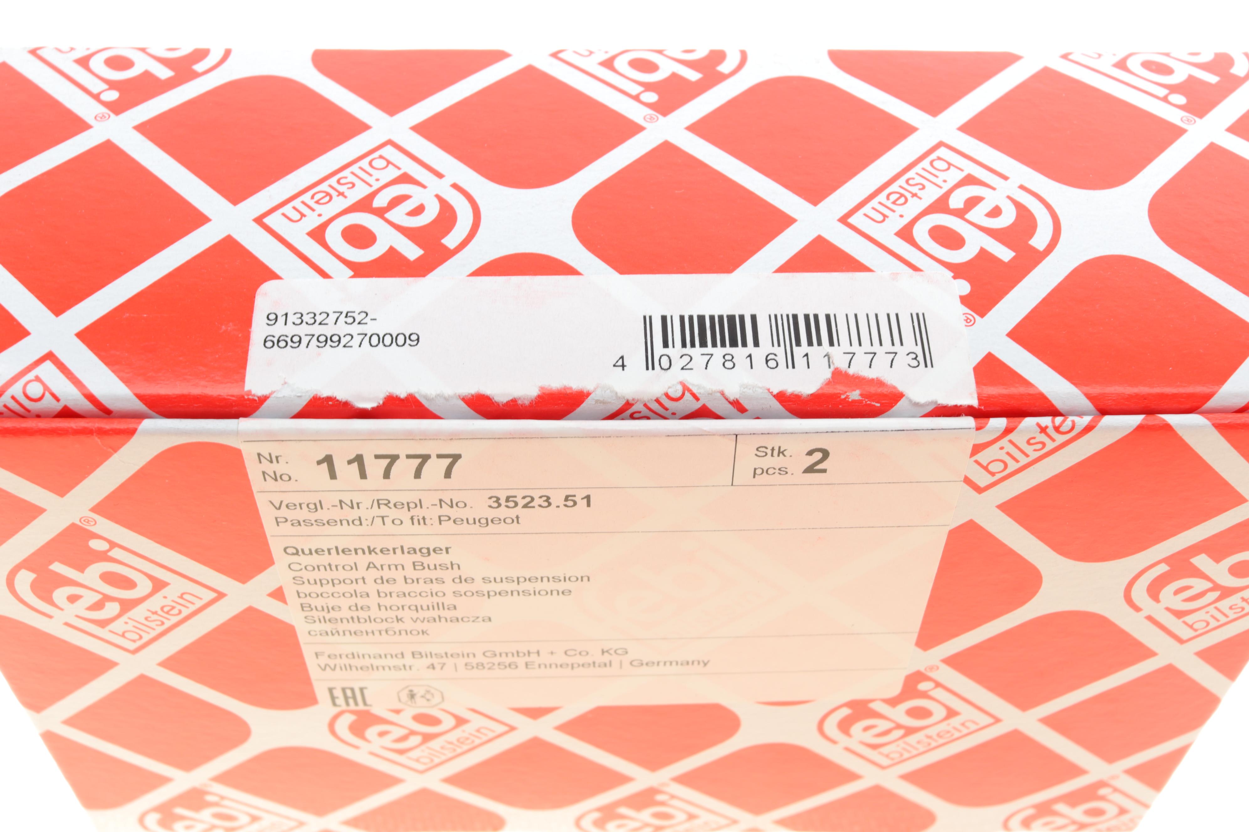 Сайлентблок важеля (переднього/знизу) Citroen Saxo/ Peugeot 106 91-04