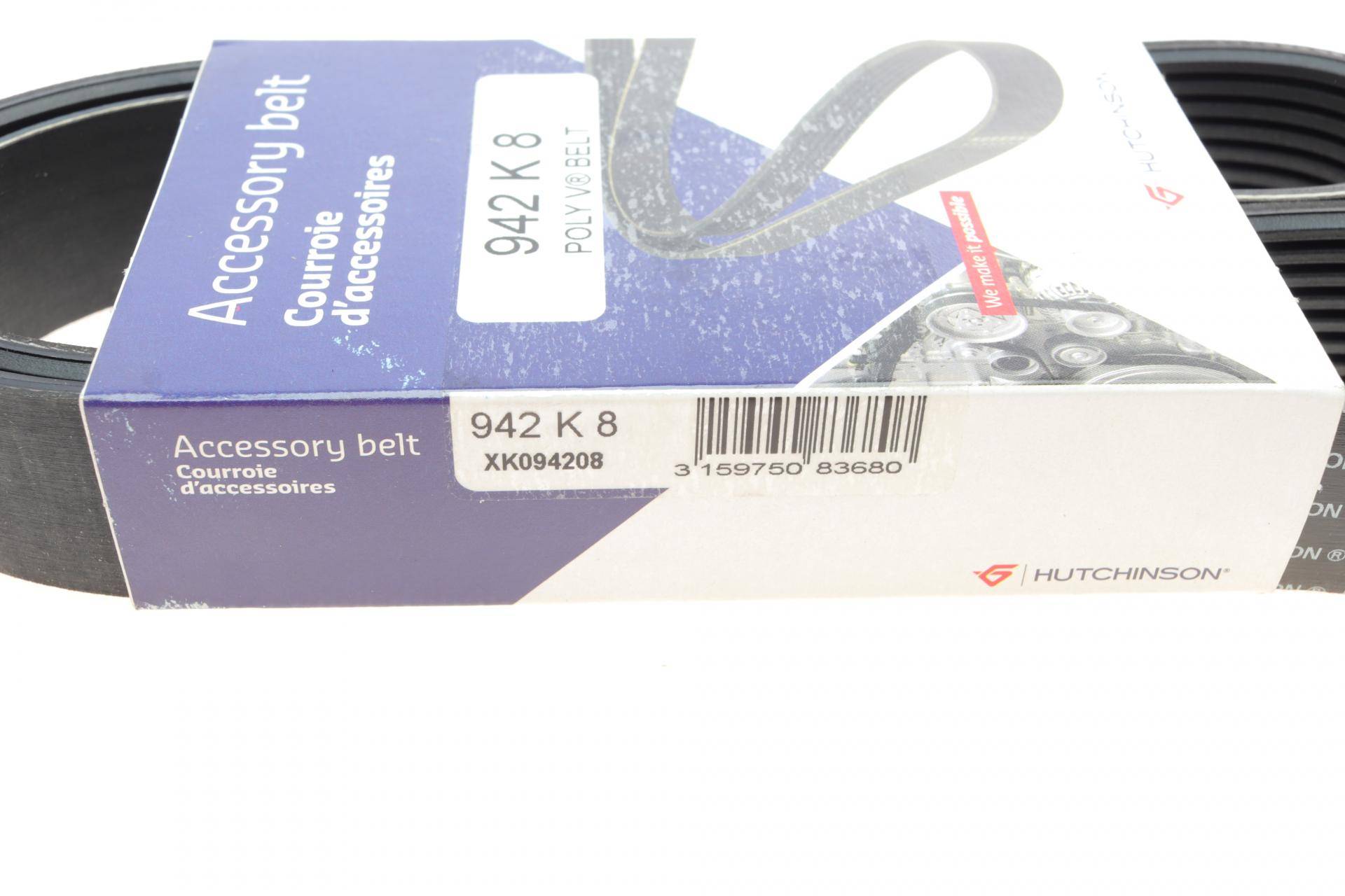 Ремінь генератора BMW 3 (F30)/5 (F10) 11-16 (N55B30A) (8PK942)