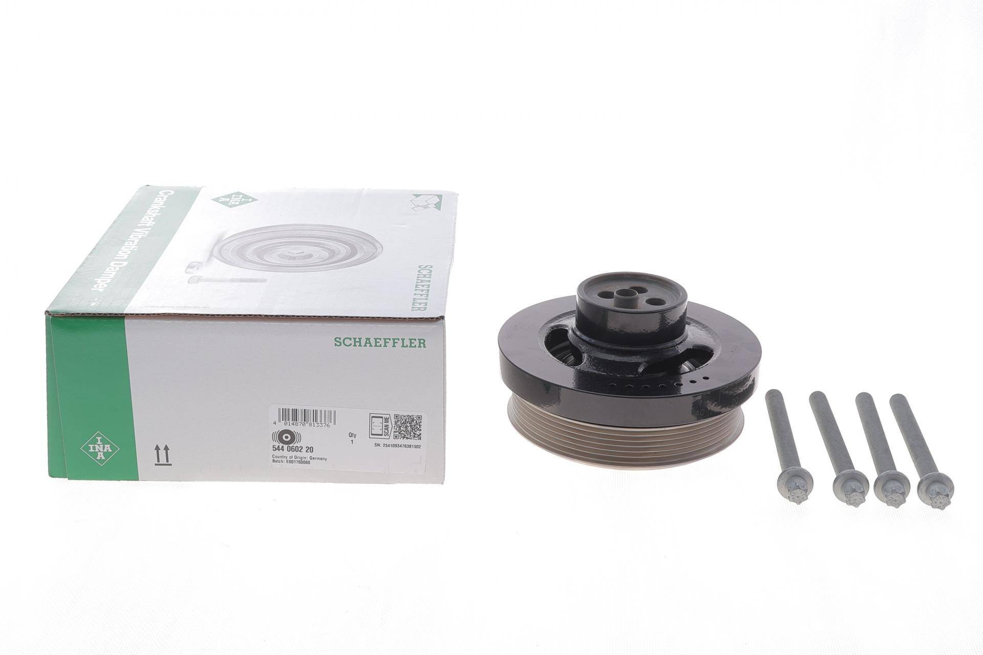 Шків колінчастого валу MB C-class (W204/W205)/E-class (W212) 08-18 OM651 (з болтами)