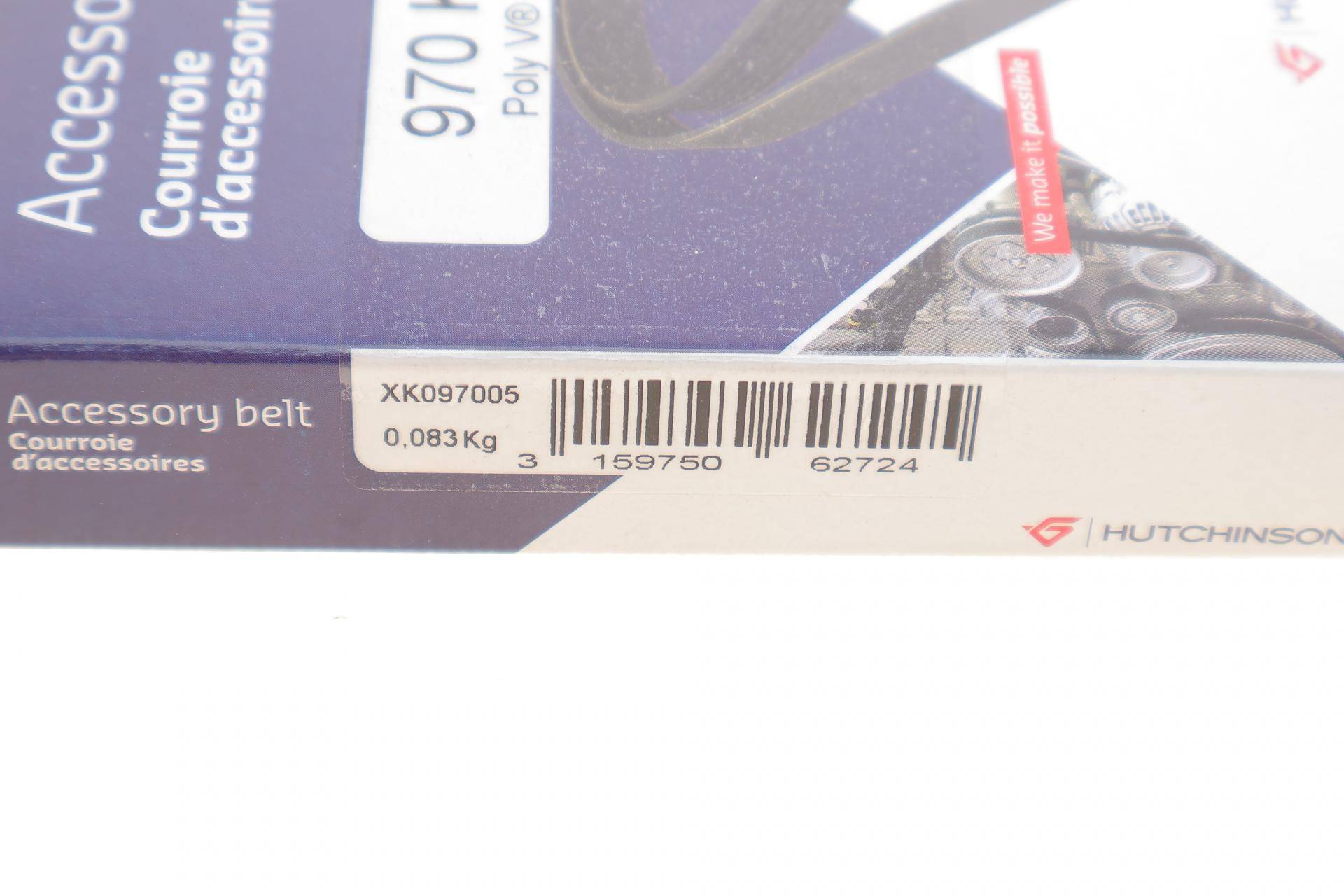 Ремінь генератора Fiat Scudo 2.0 JTD 99-06 (5PK970)