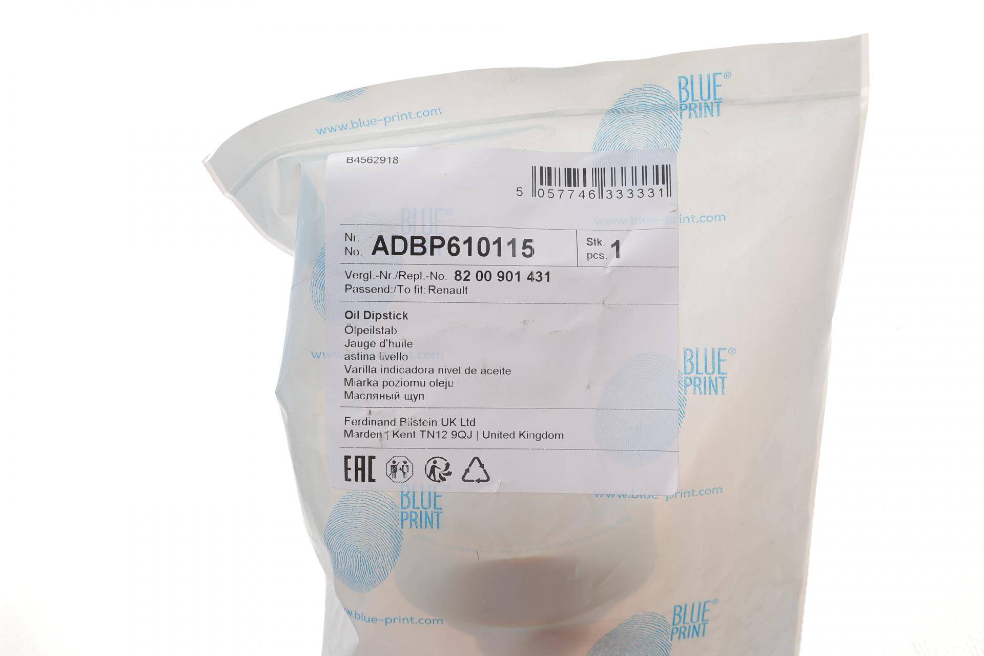 Щуп рівня оливи Renault Master II/Opel Vivaro 1.9dCi 00- (металічний)